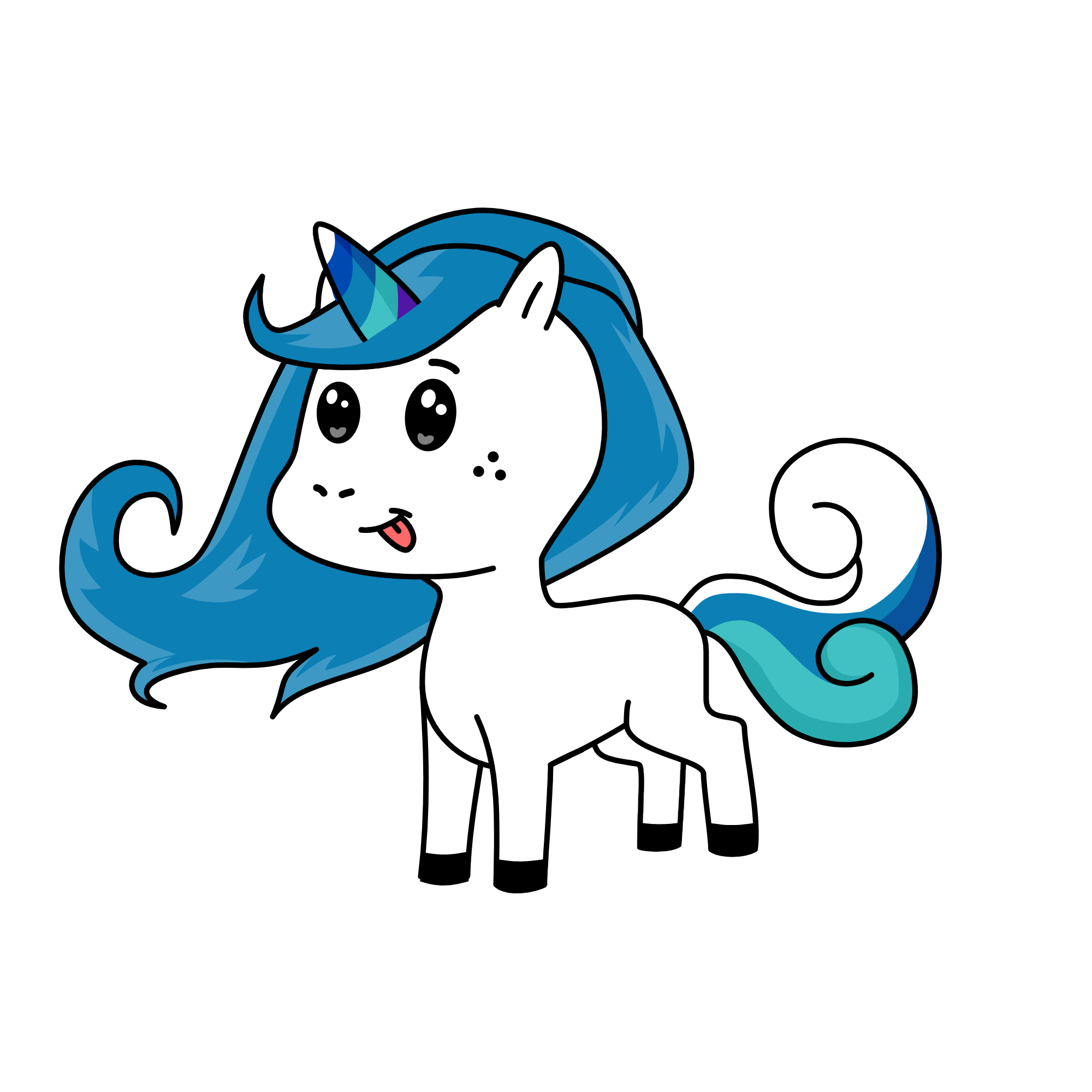 aqua, the unicorn
