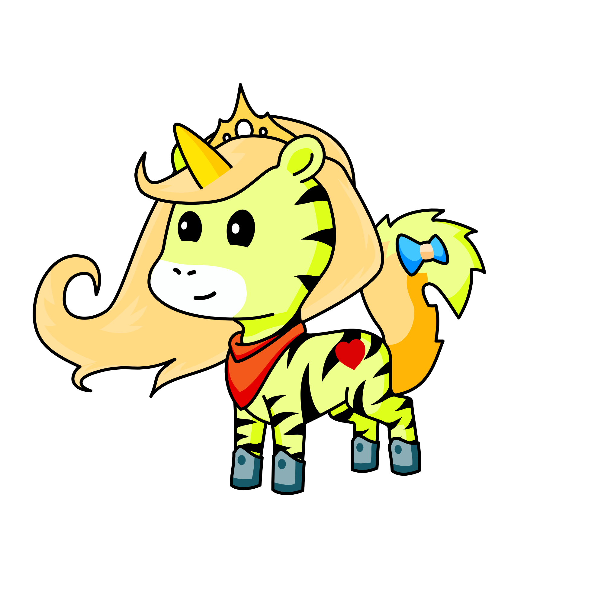 S, the unicorn