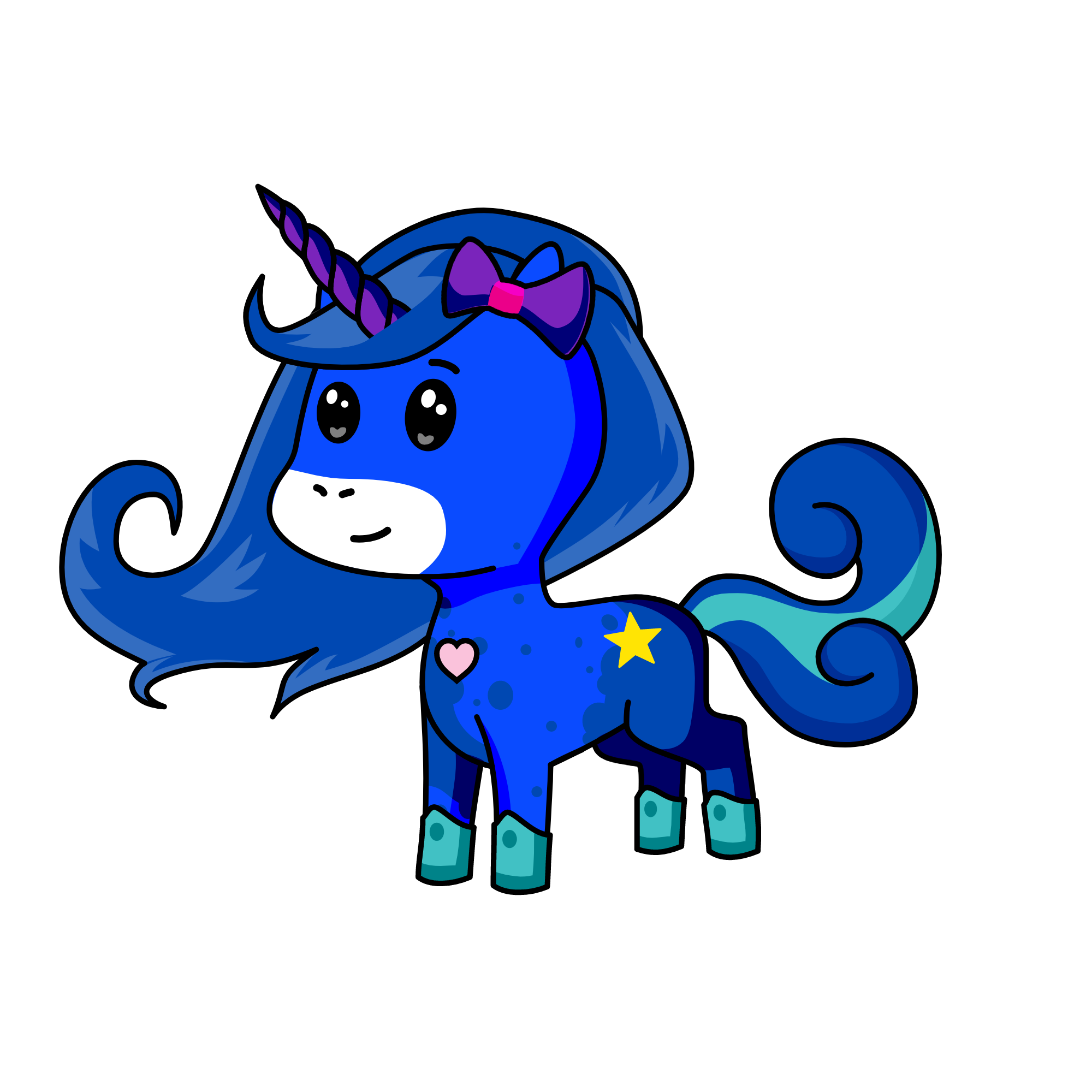 Midnight, the unicorn