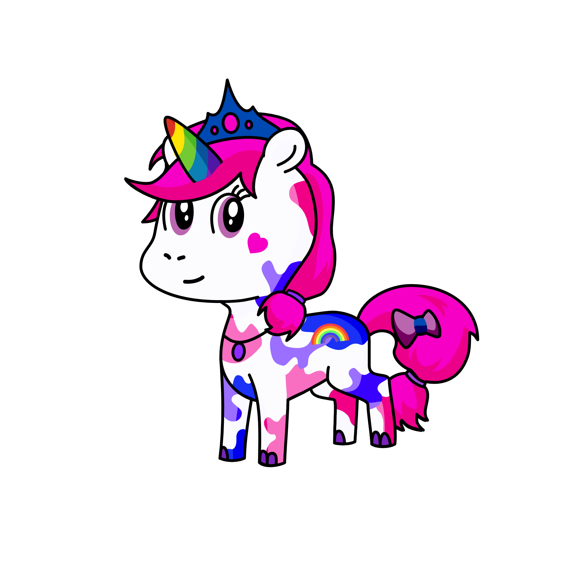 The Pink Unicorn, the unicorn