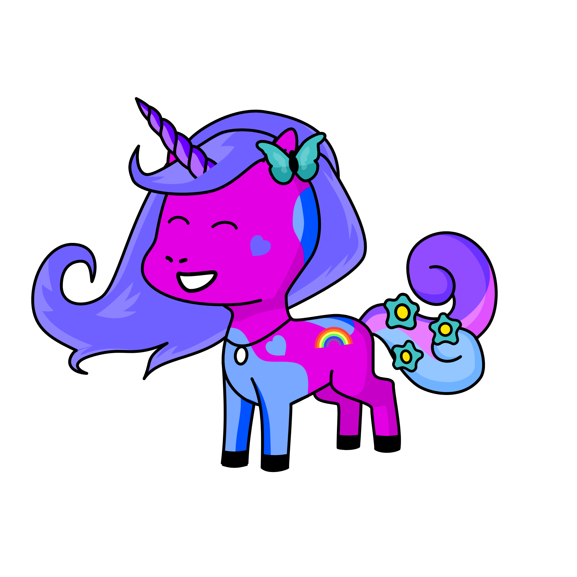 Lavender , the unicorn