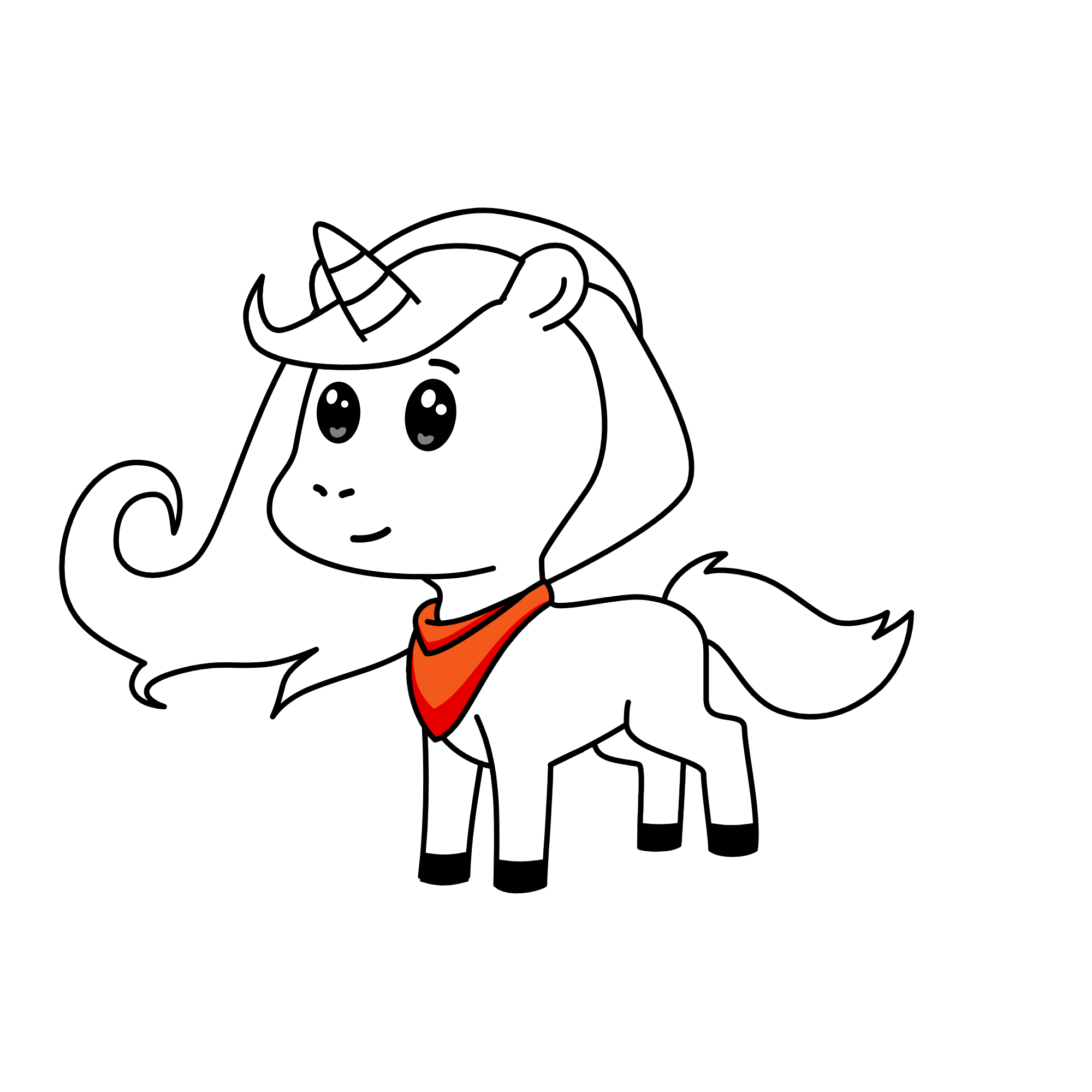 cowboy, the unicorn
