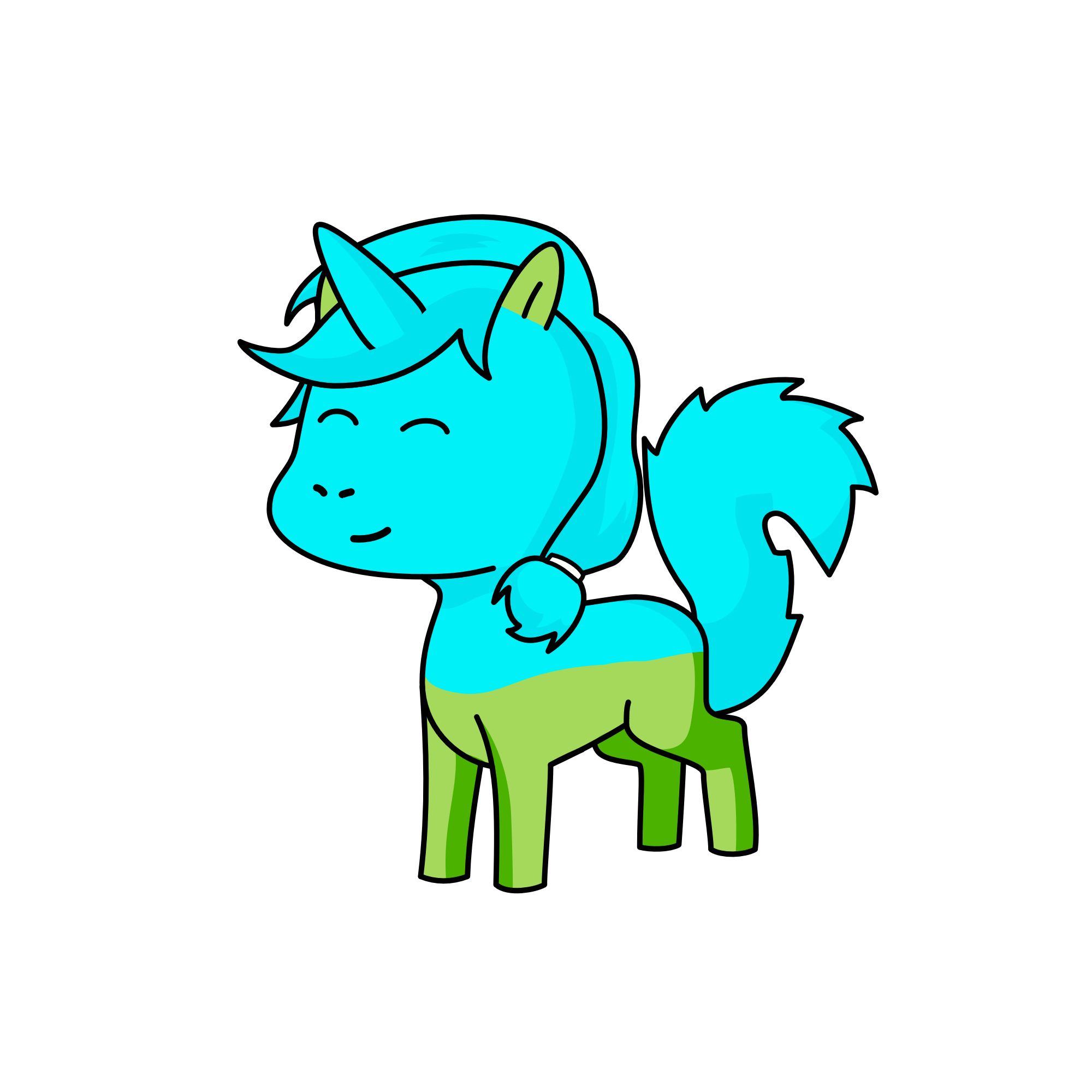 Invisible, the unicorn