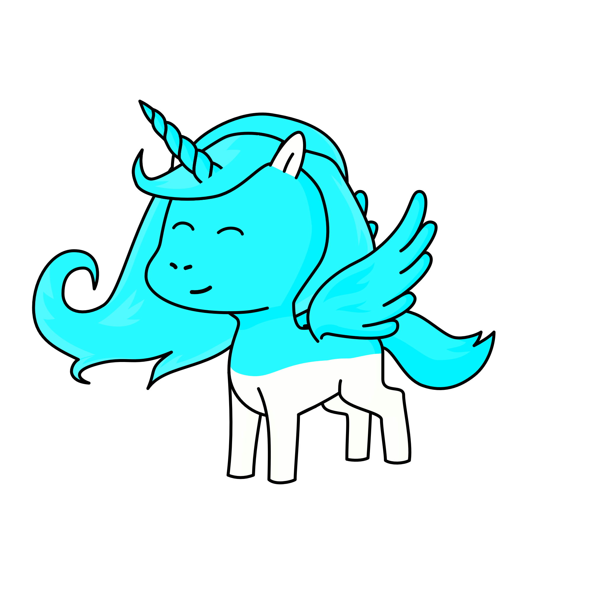 Invisible 8, the unicorn