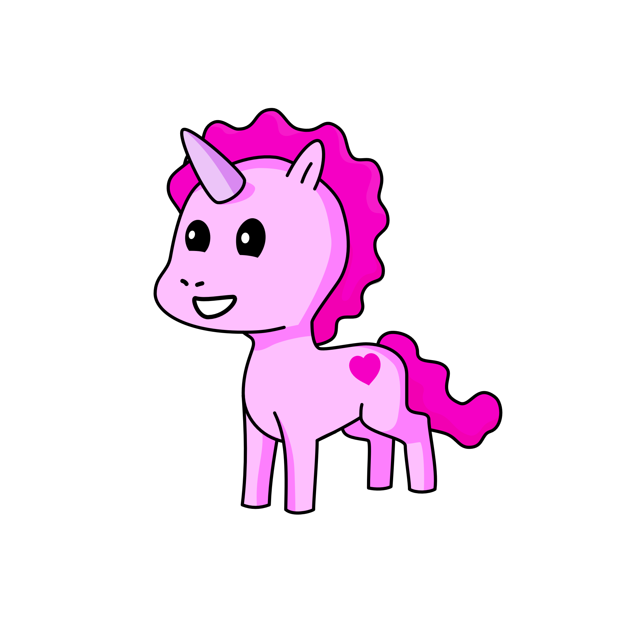 Pinky pie, the unicorn