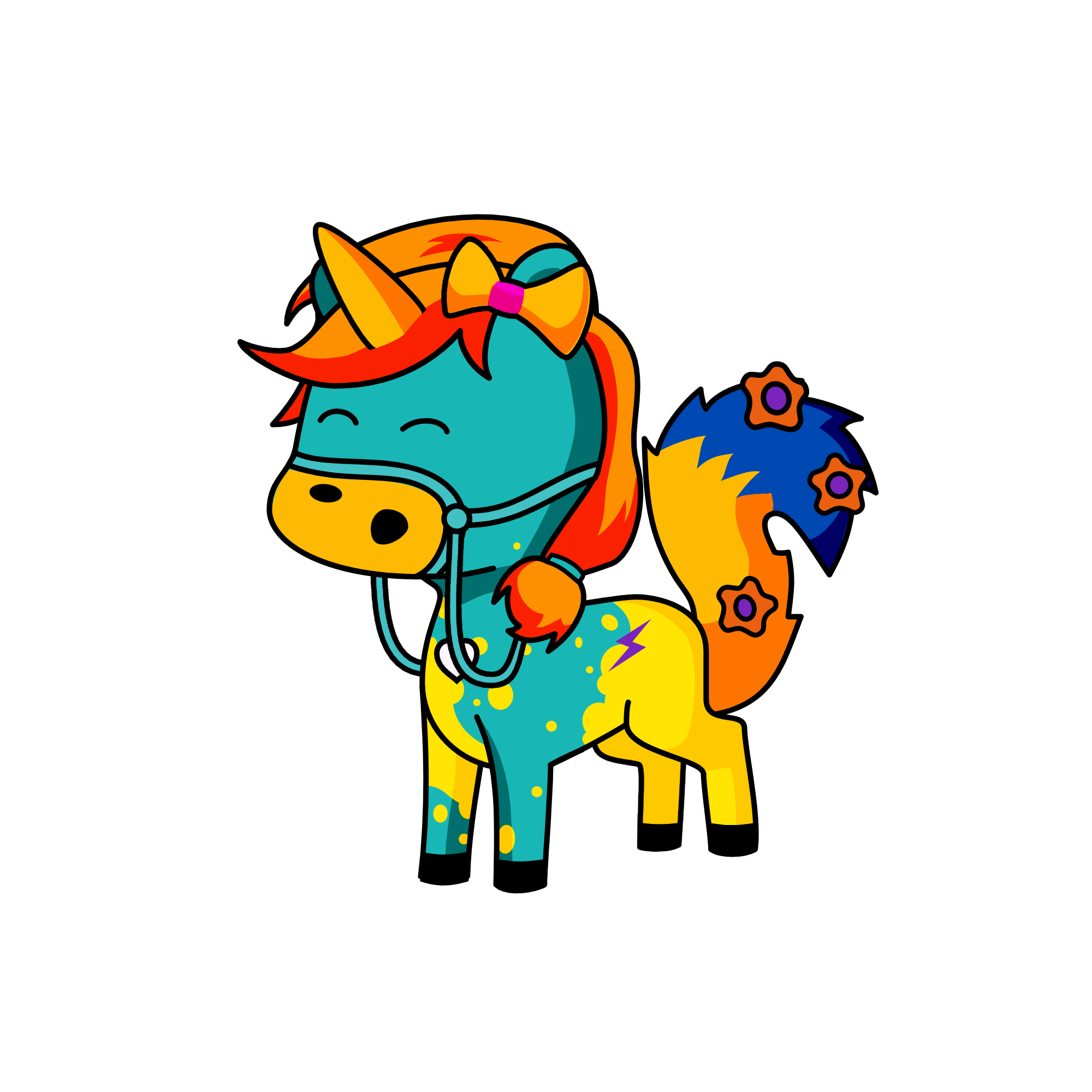 paint, the unicorn