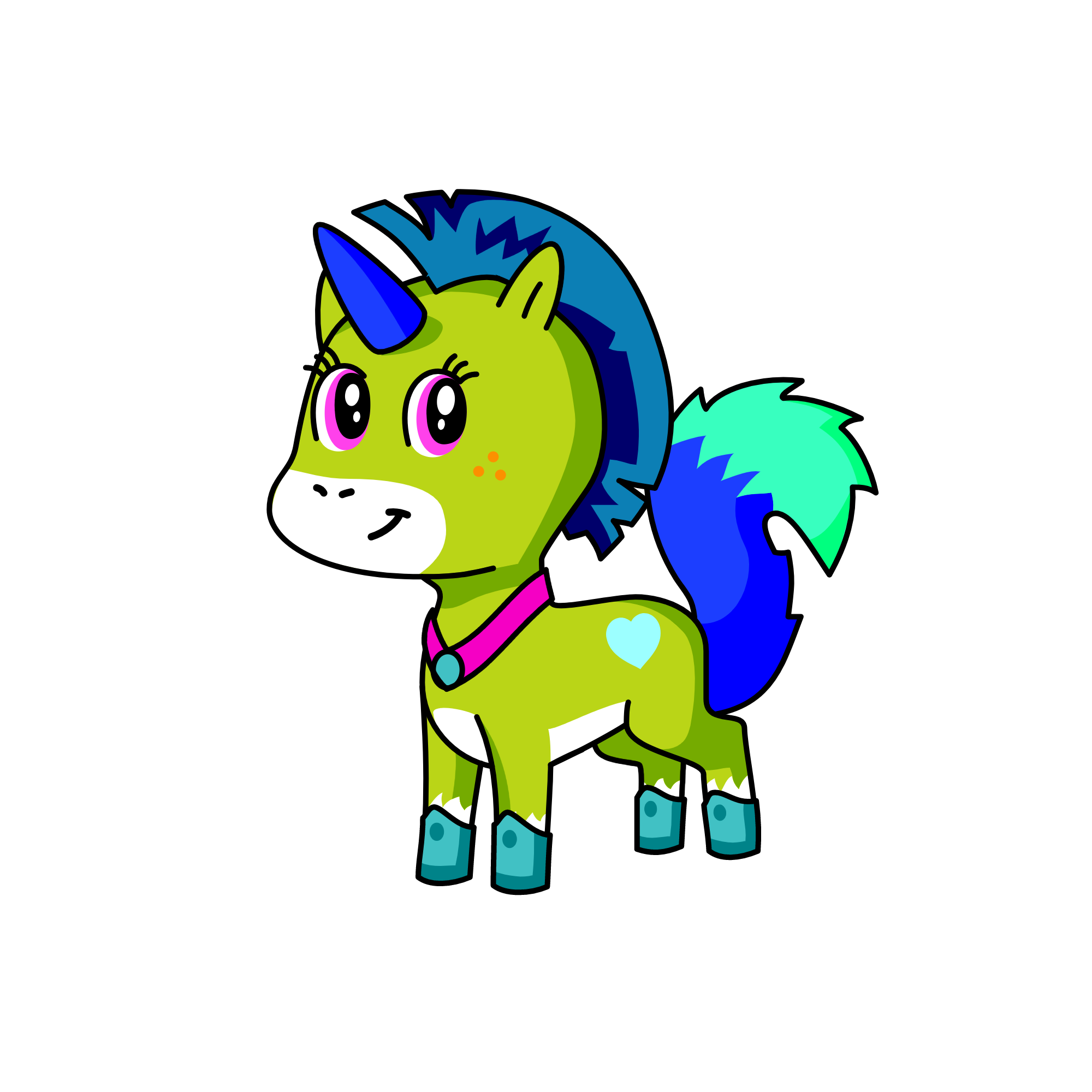shadina, the unicorn