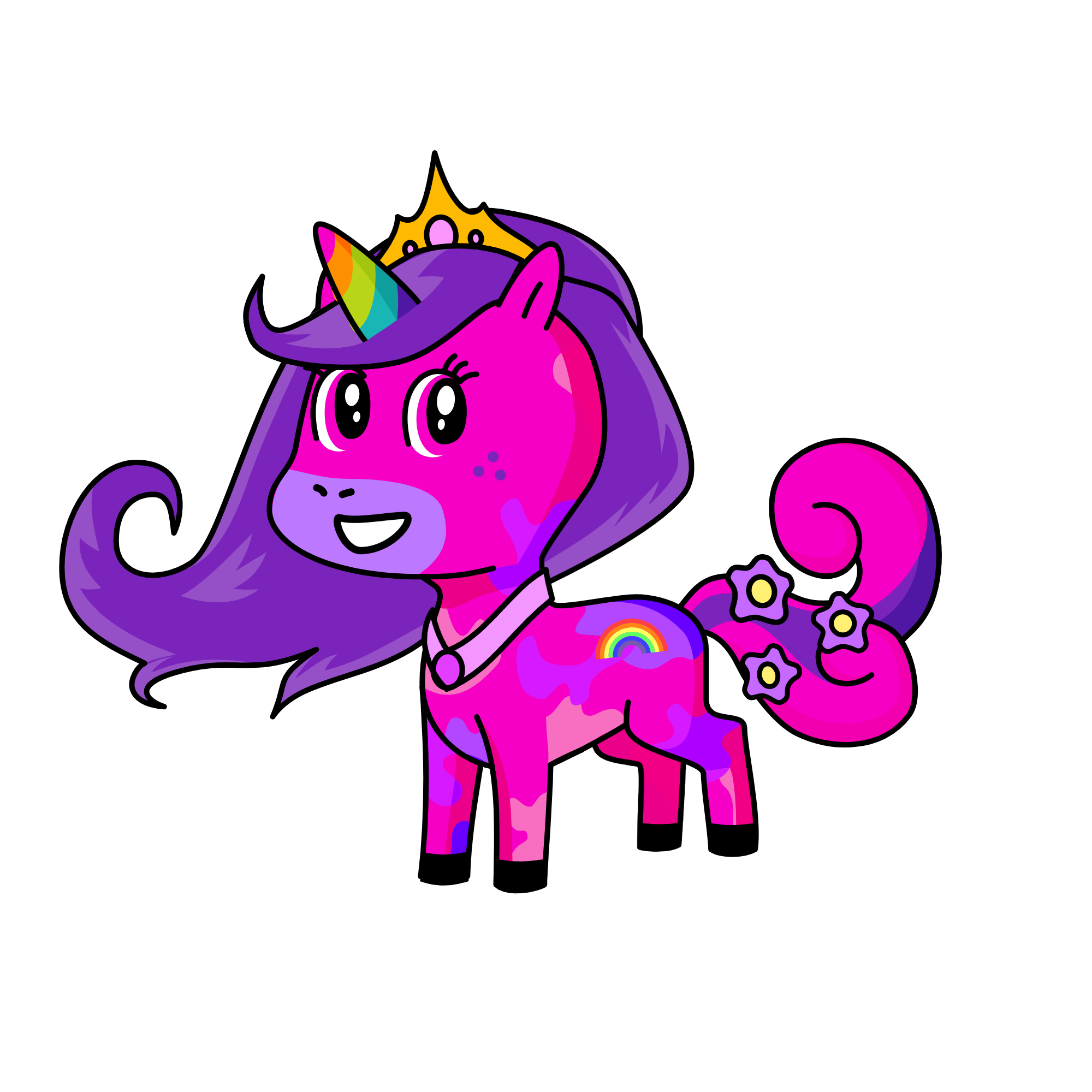 Pinky, the unicorn