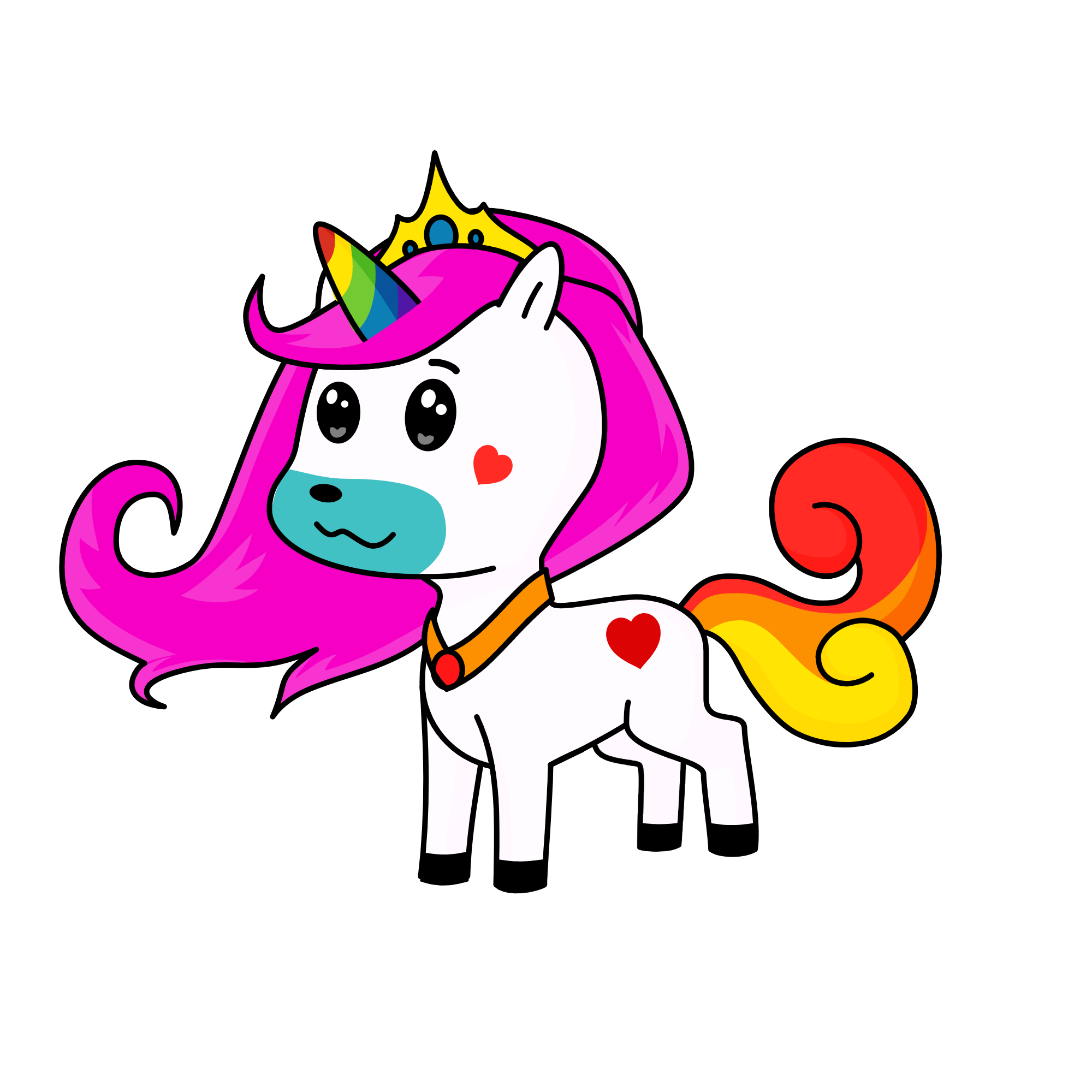 pinky, the unicorn