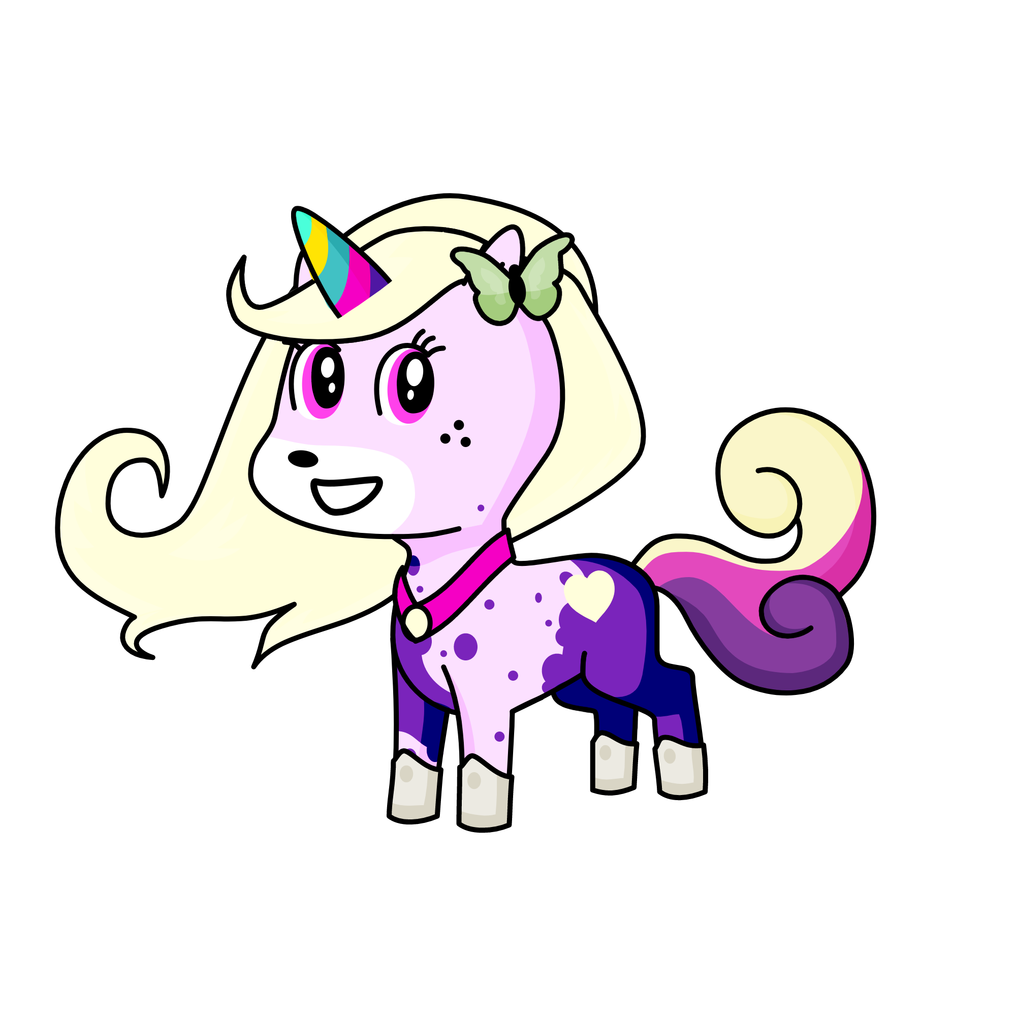 pinky, the unicorn