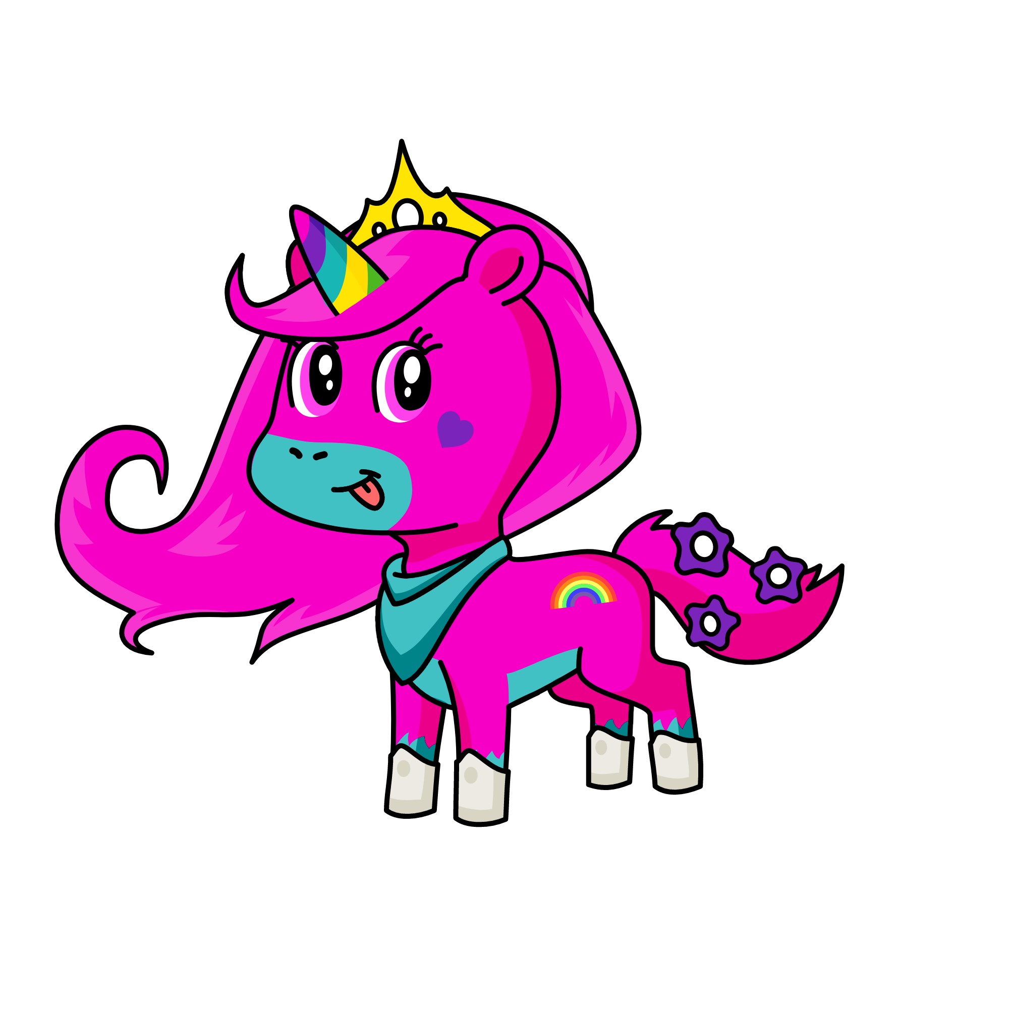 HANNAH JR, the unicorn