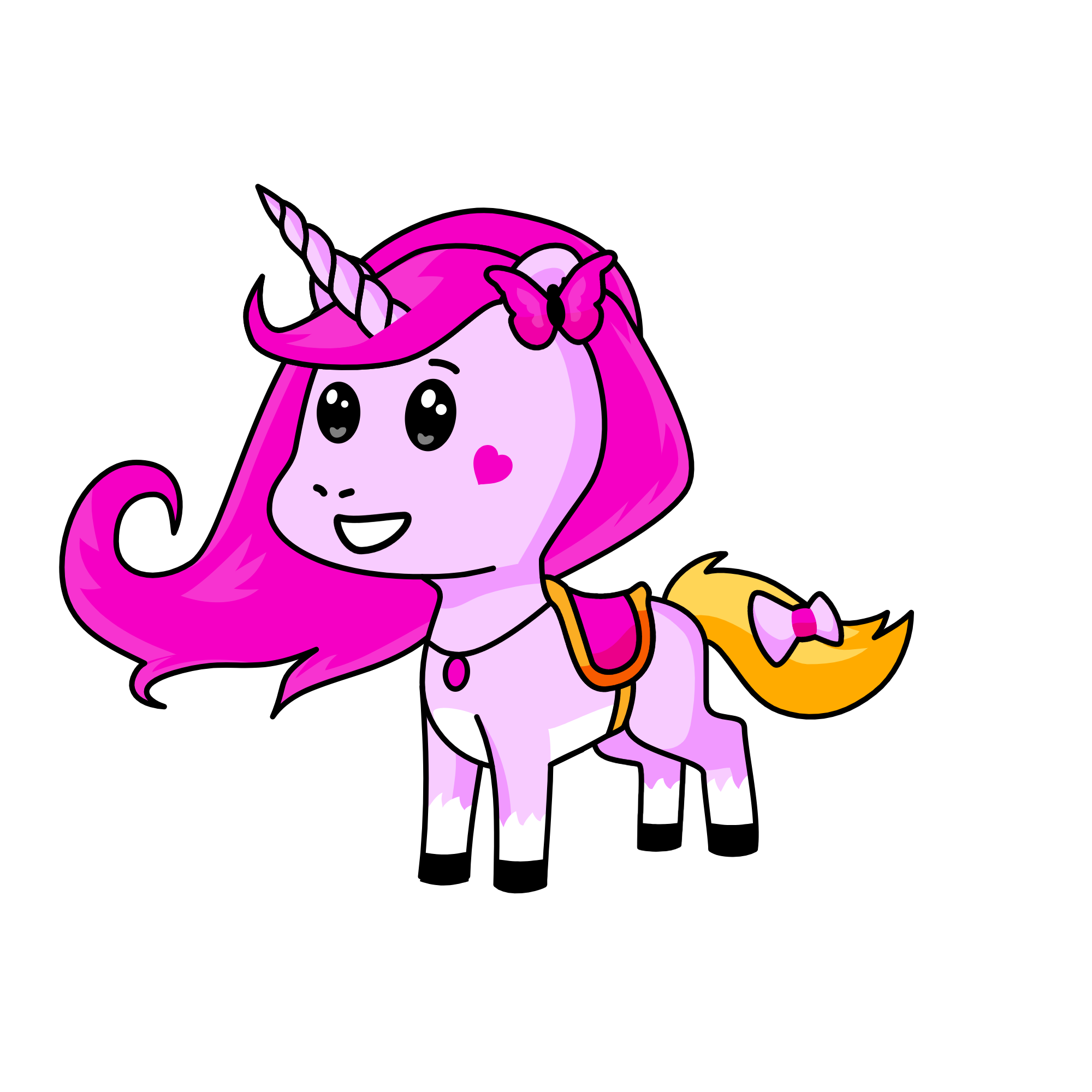 Angelina, the unicorn