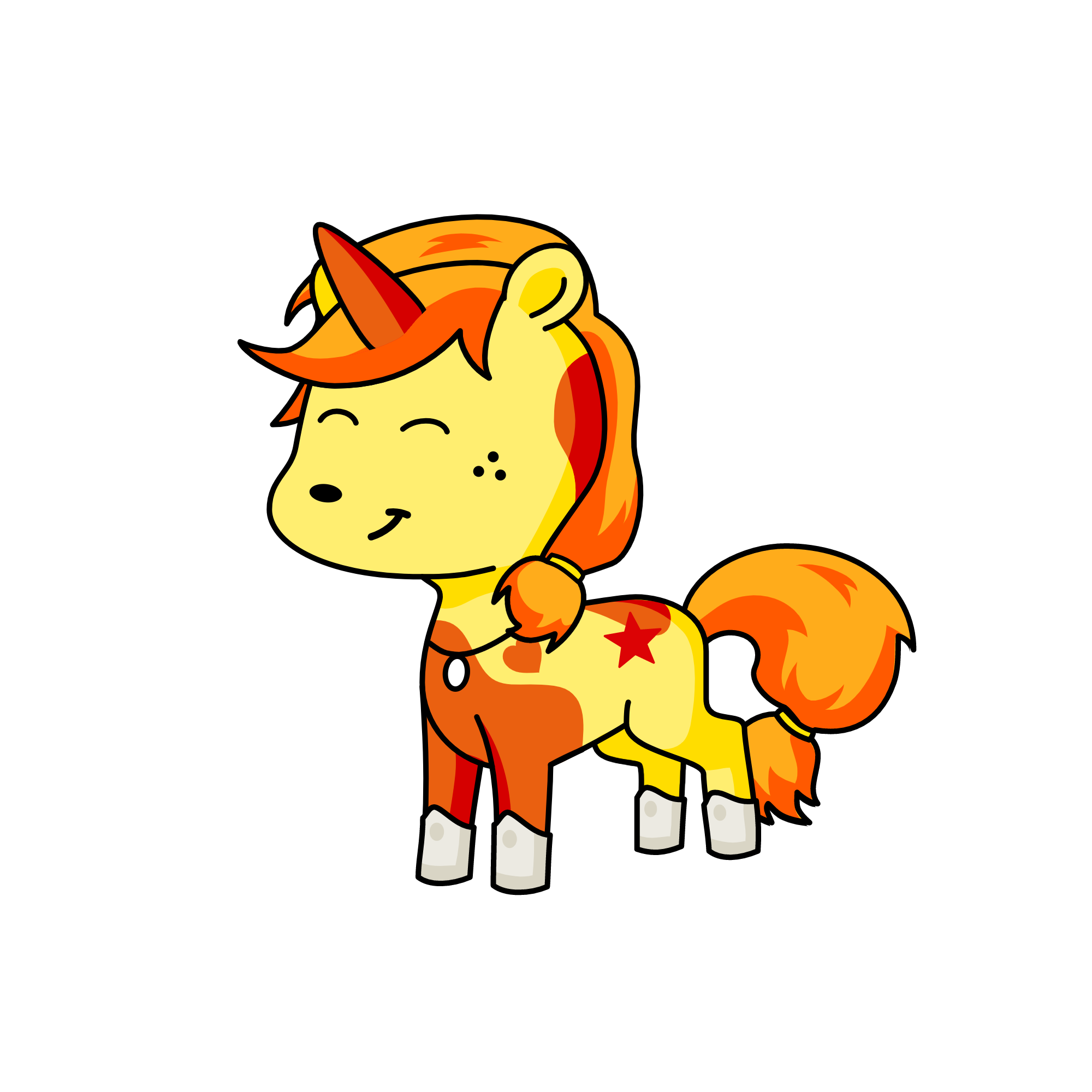 Sunshine, the unicorn