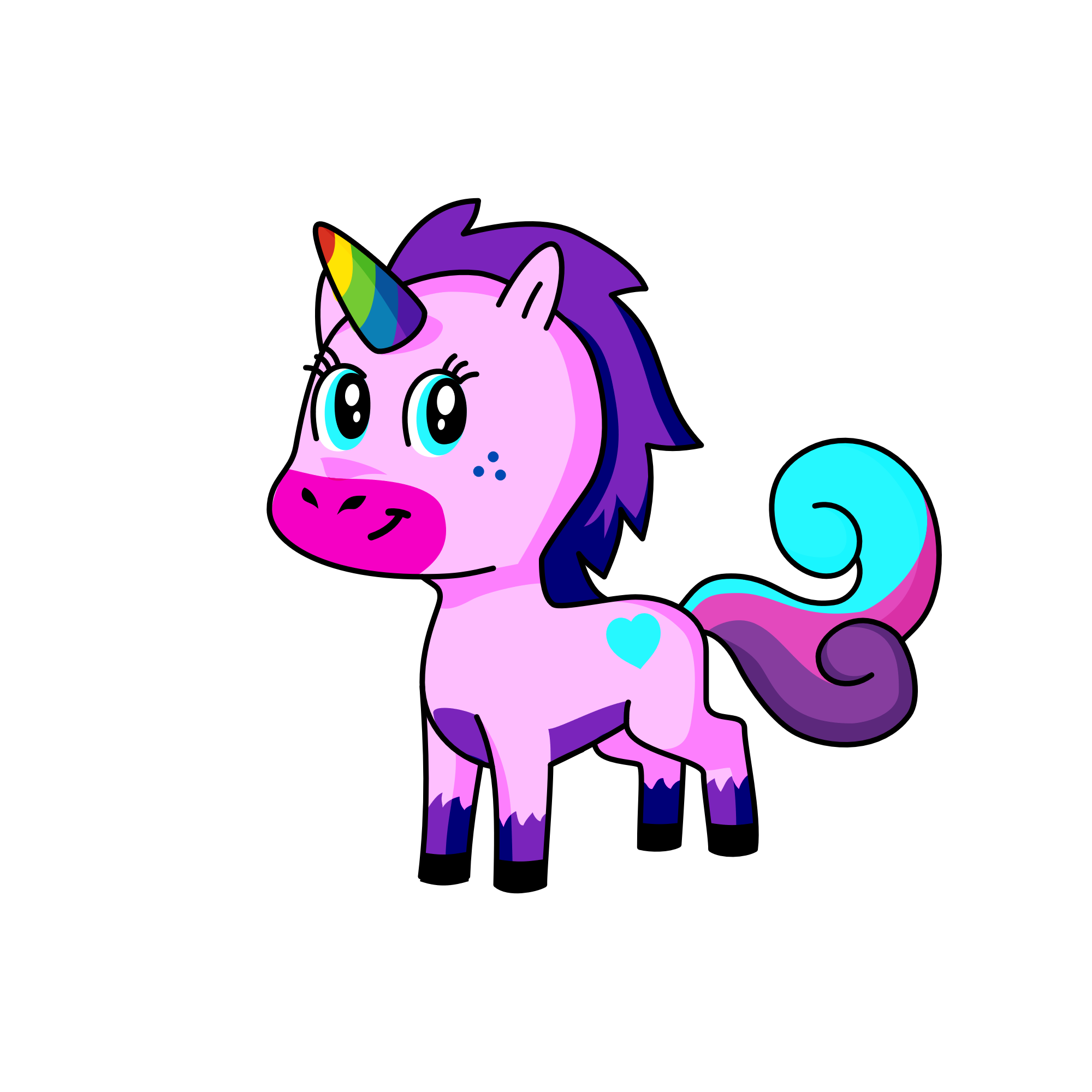 RainbowYT, the unicorn