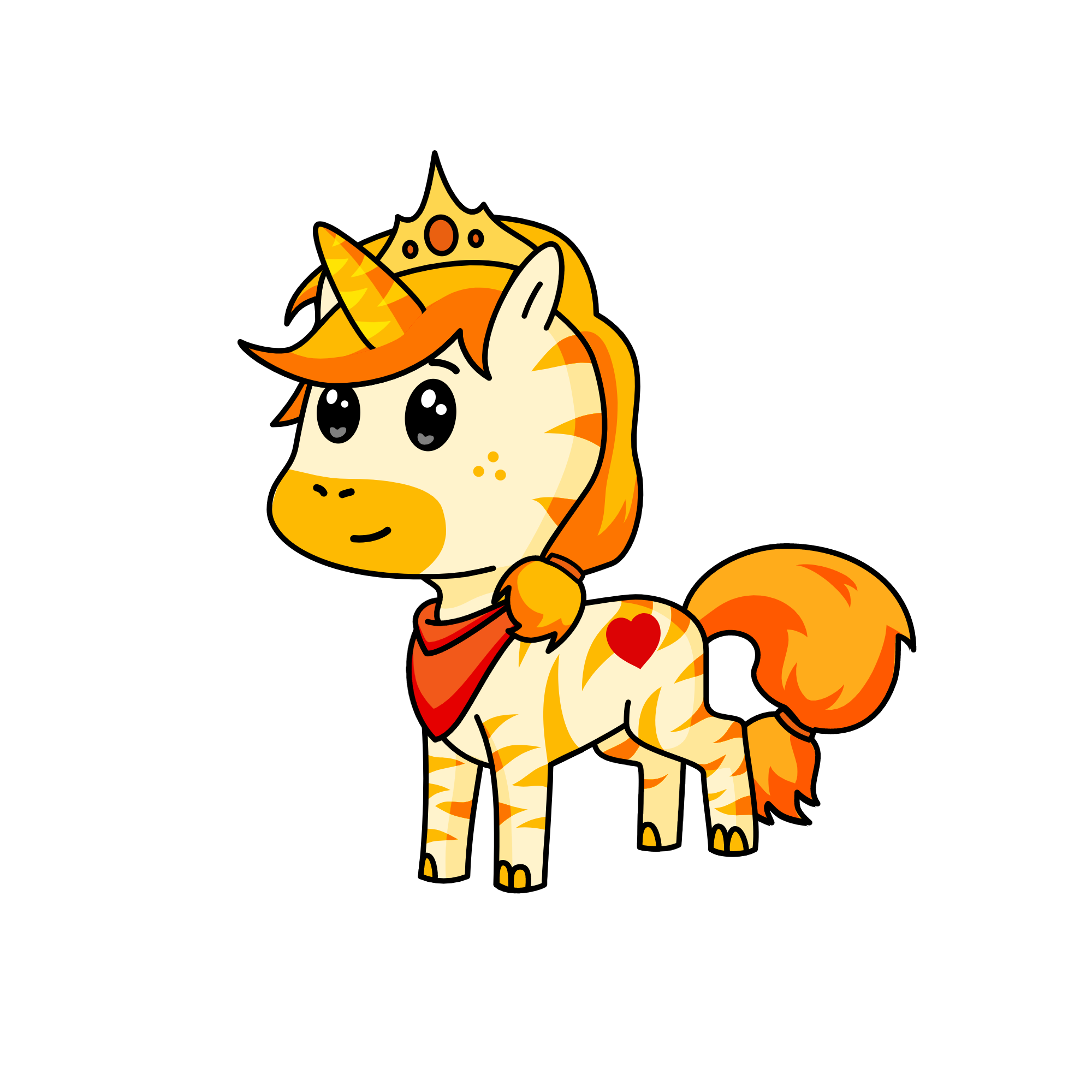 Crystal, the unicorn