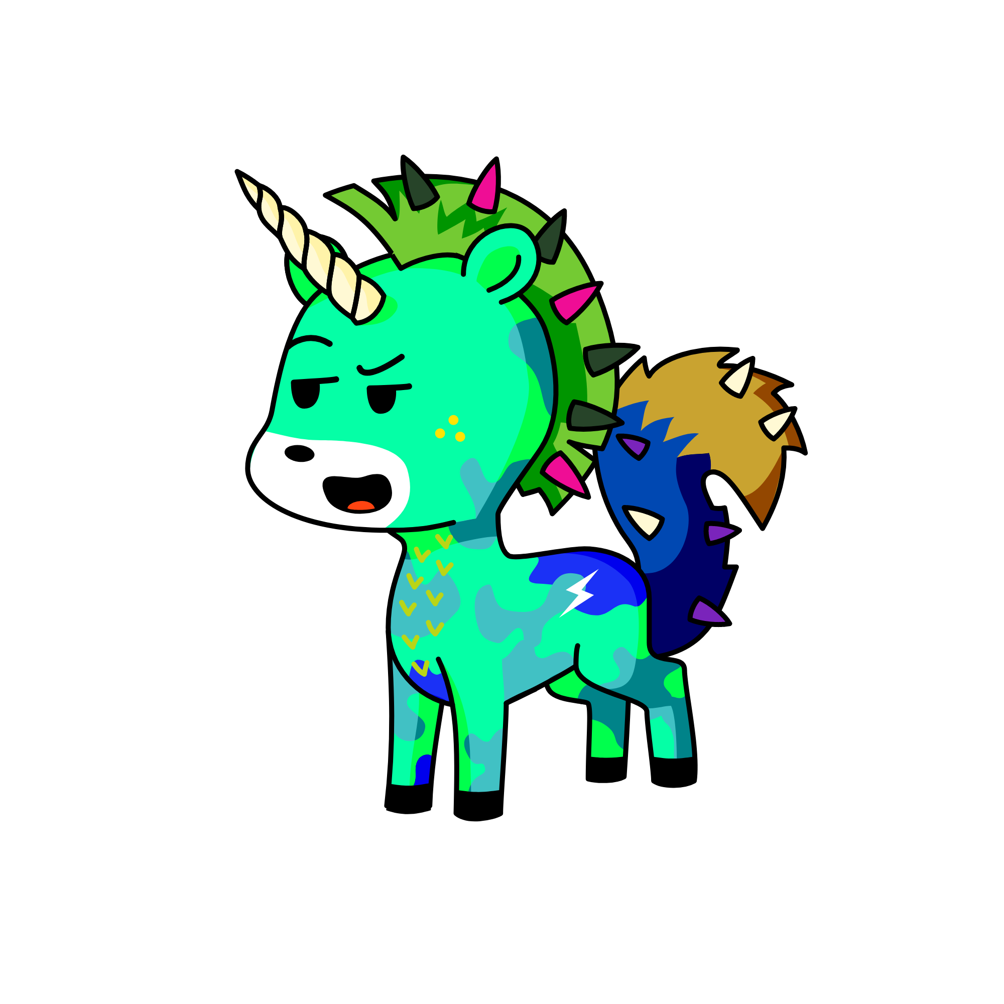 Cringy, the unicorn