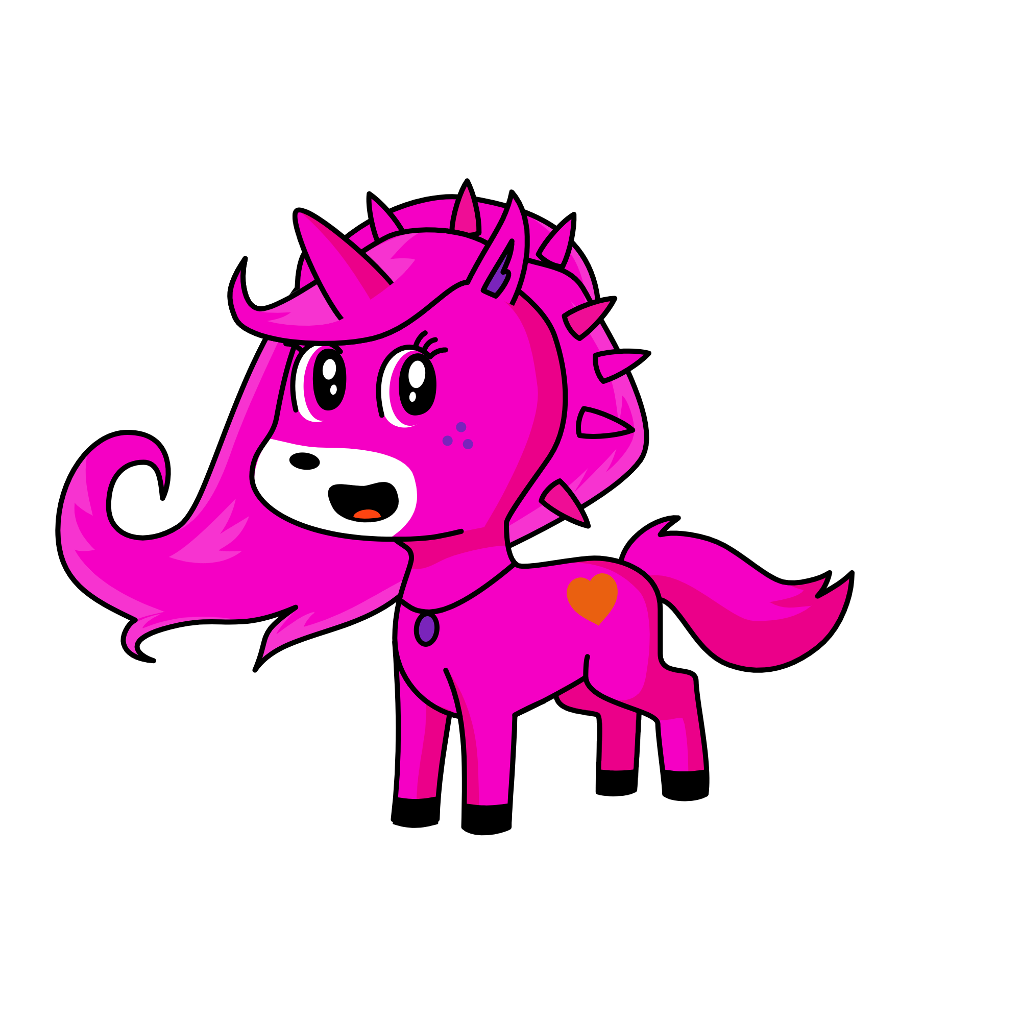 pinky, the unicorn