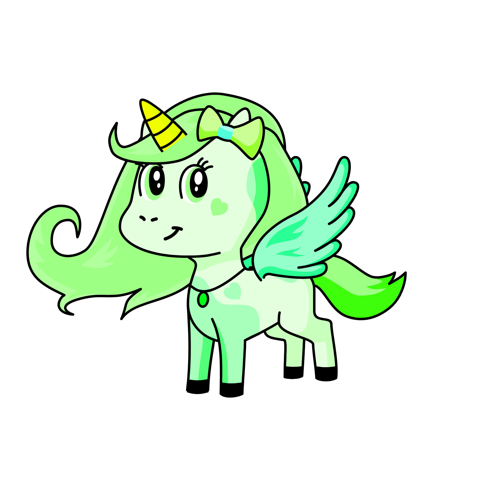 minty, the unicorn