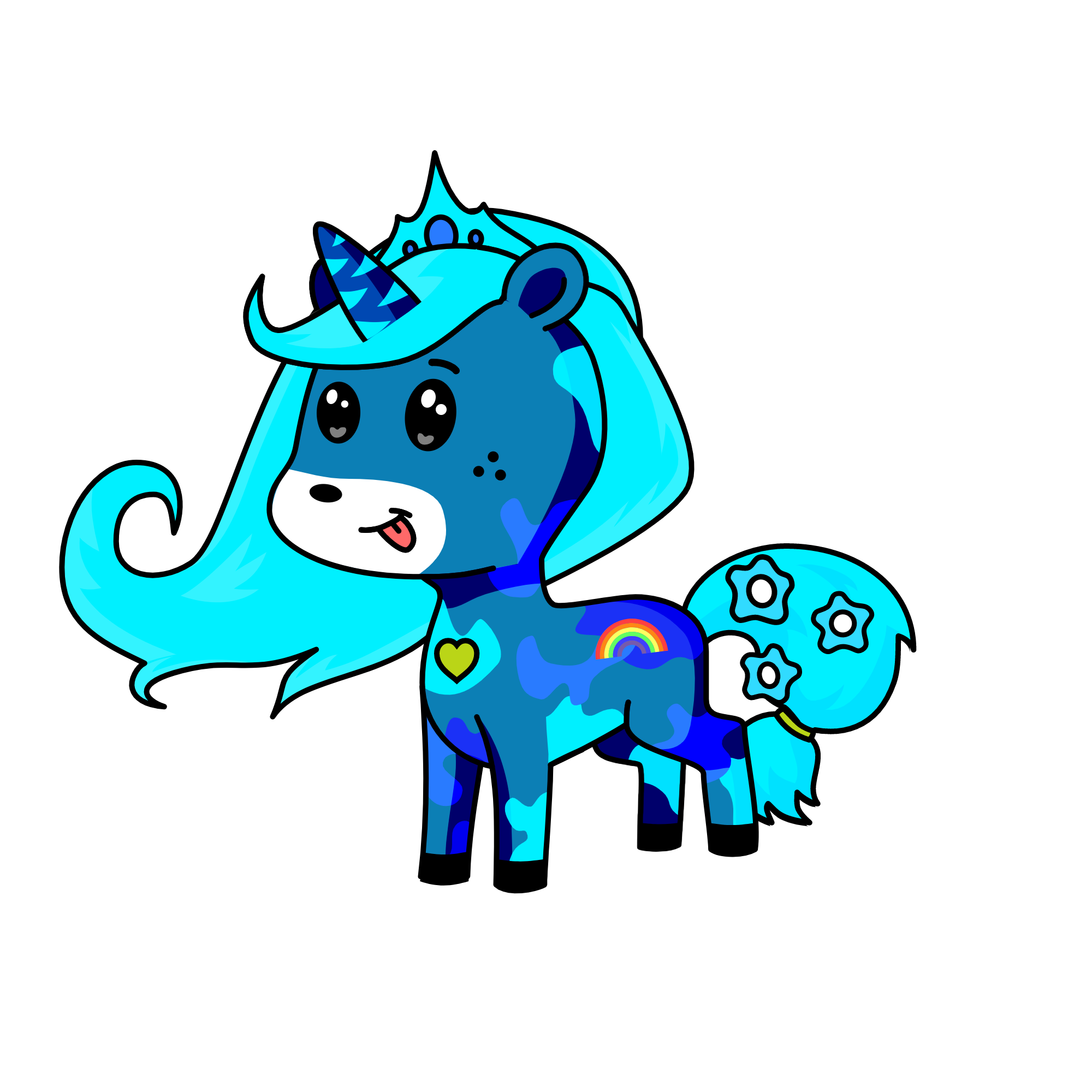 Sky, the unicorn