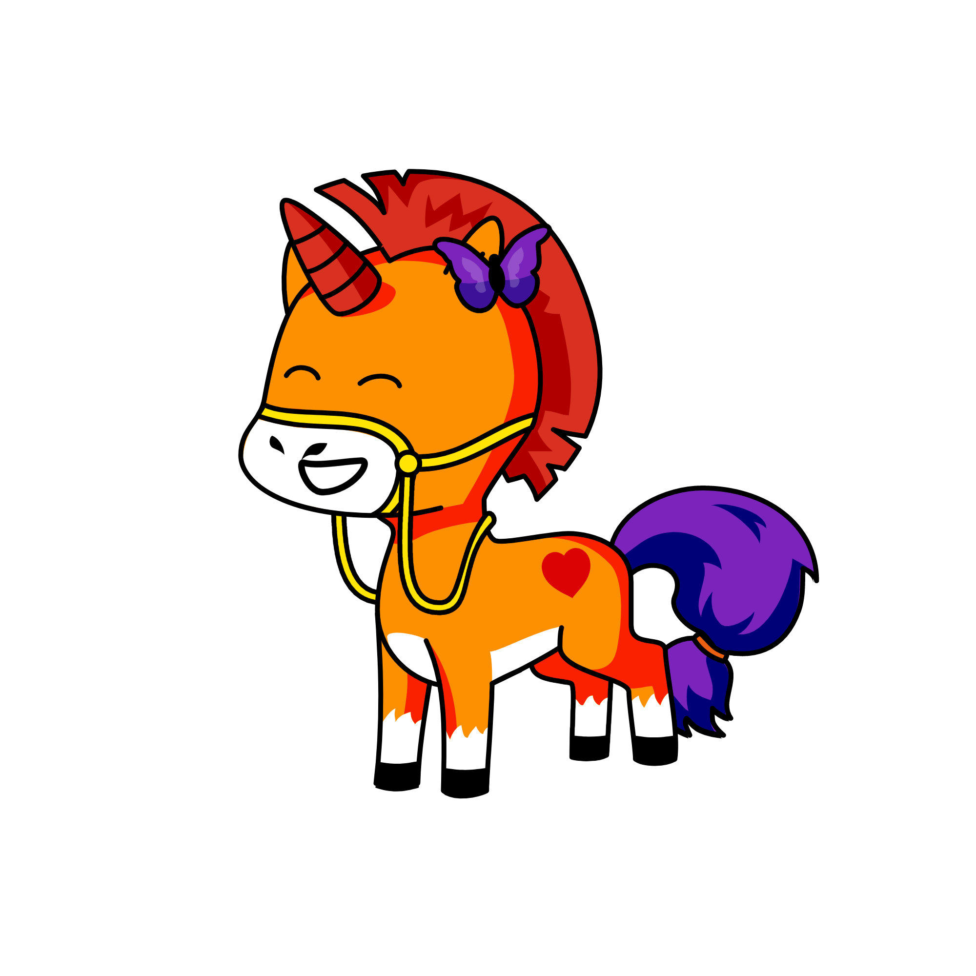my brother likes unicorns, the unicorn