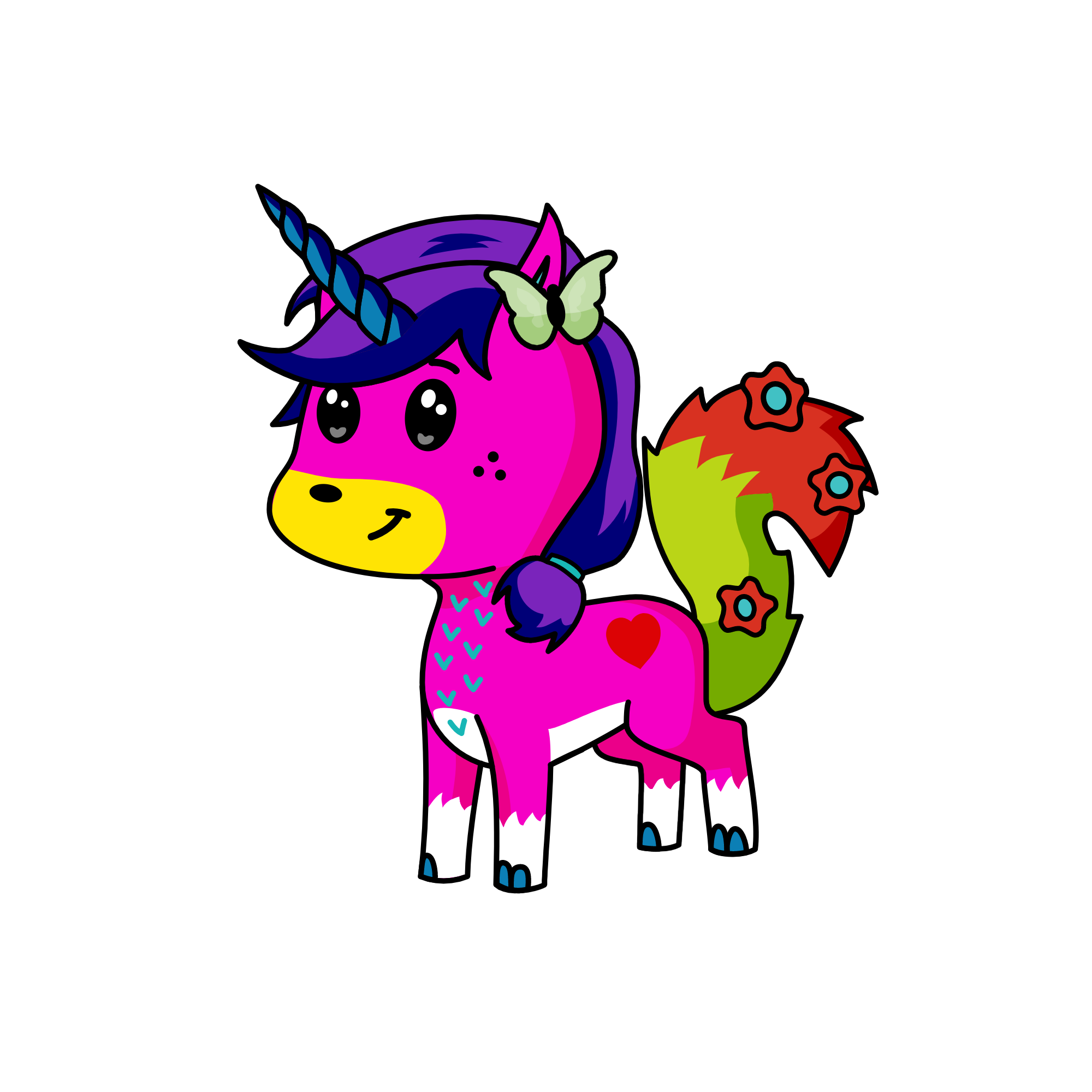 sally, the unicorn