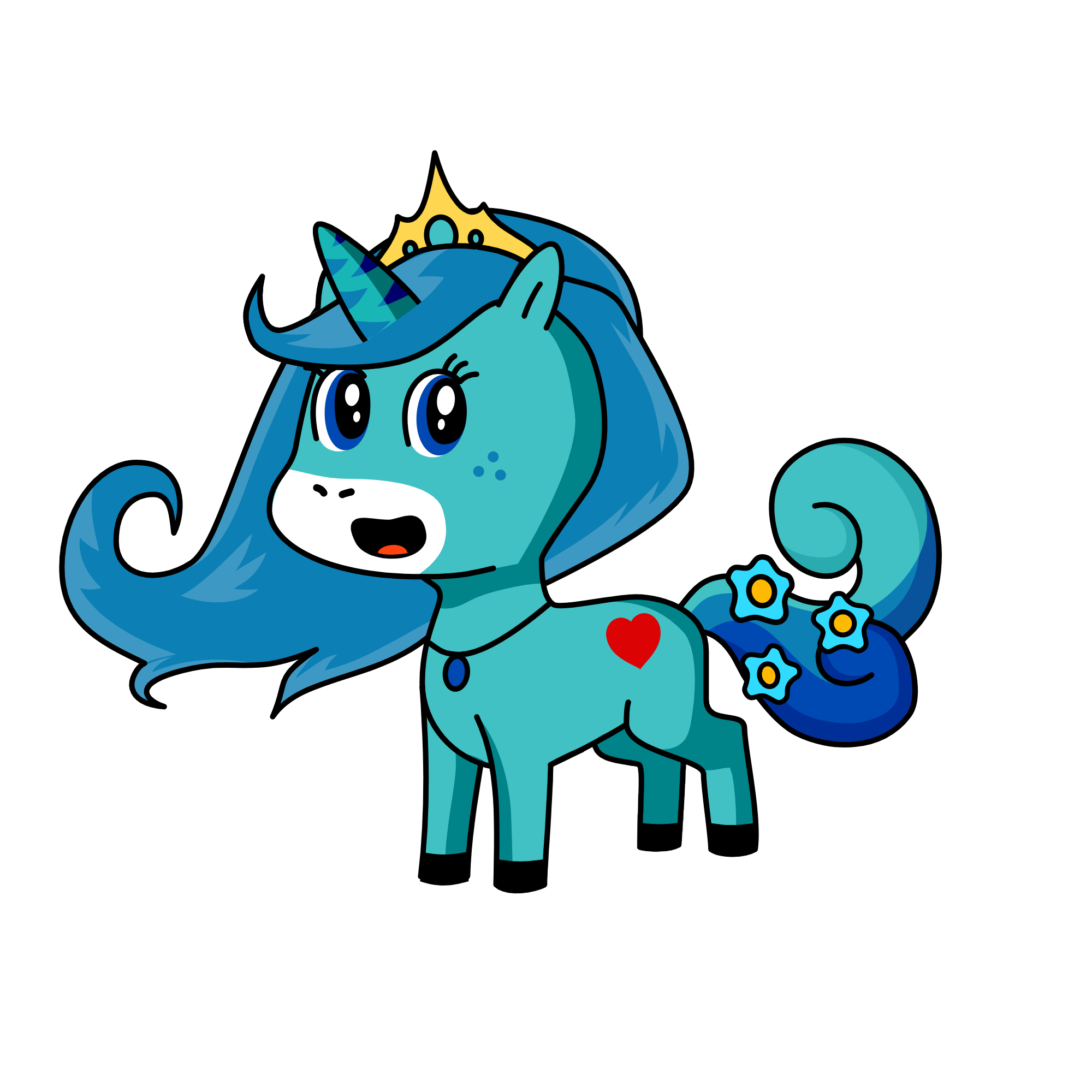 Princess sky, the unicorn