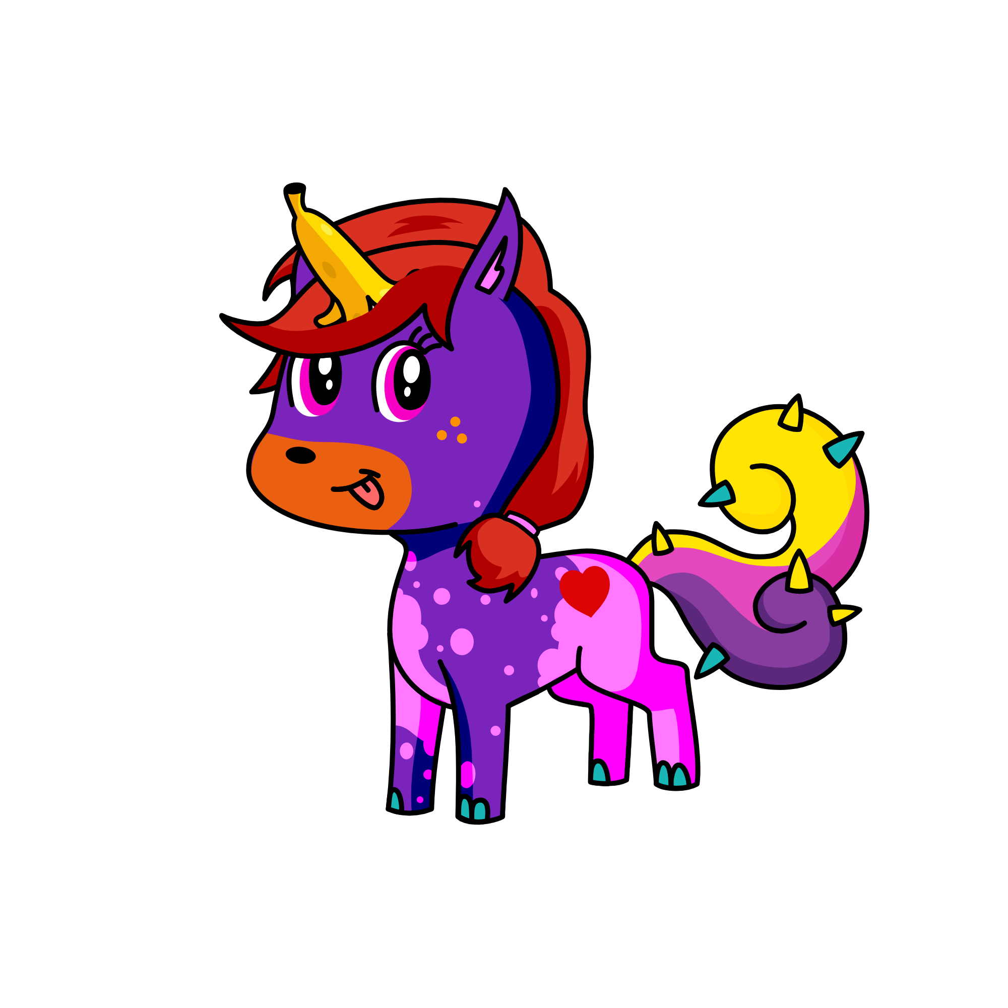 M, the unicorn