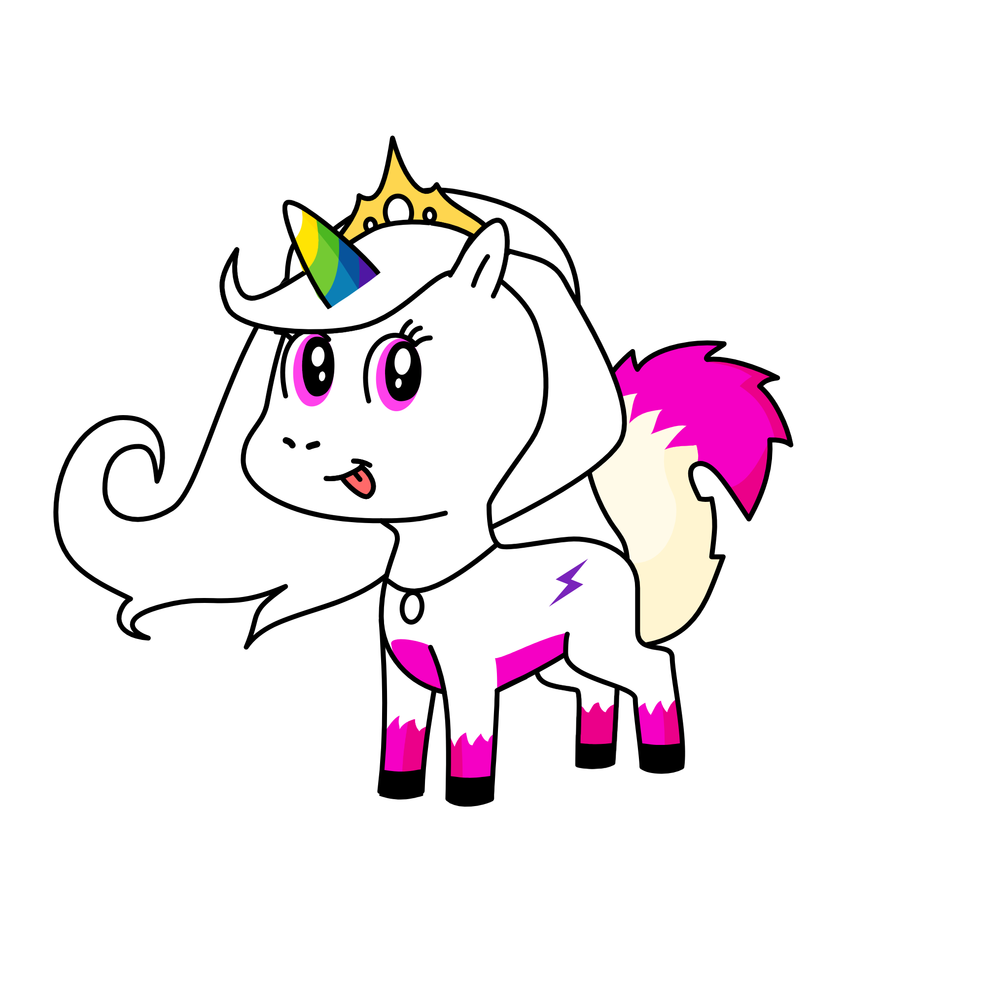 swirlypuff, the unicorn