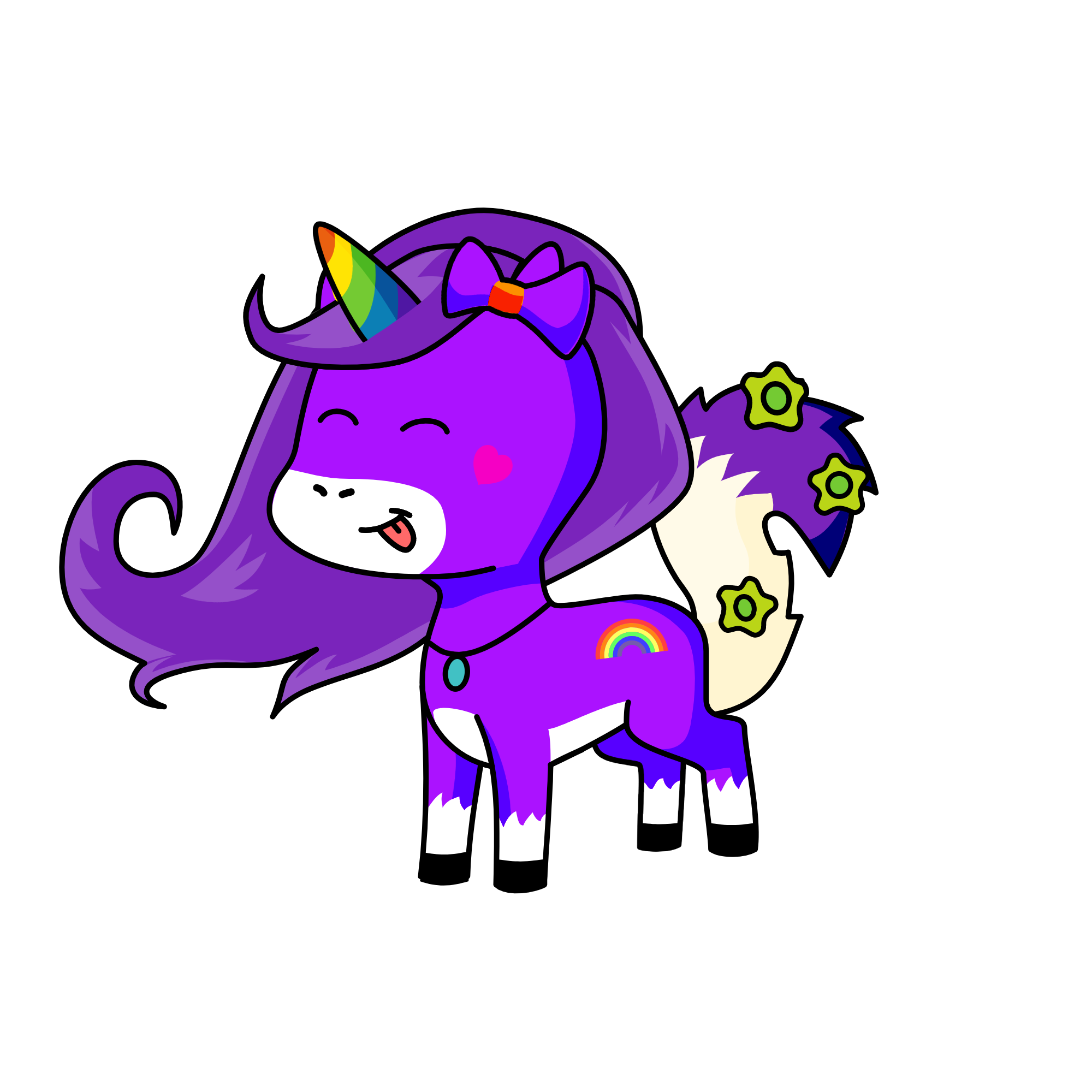 rainbowswirl, the unicorn