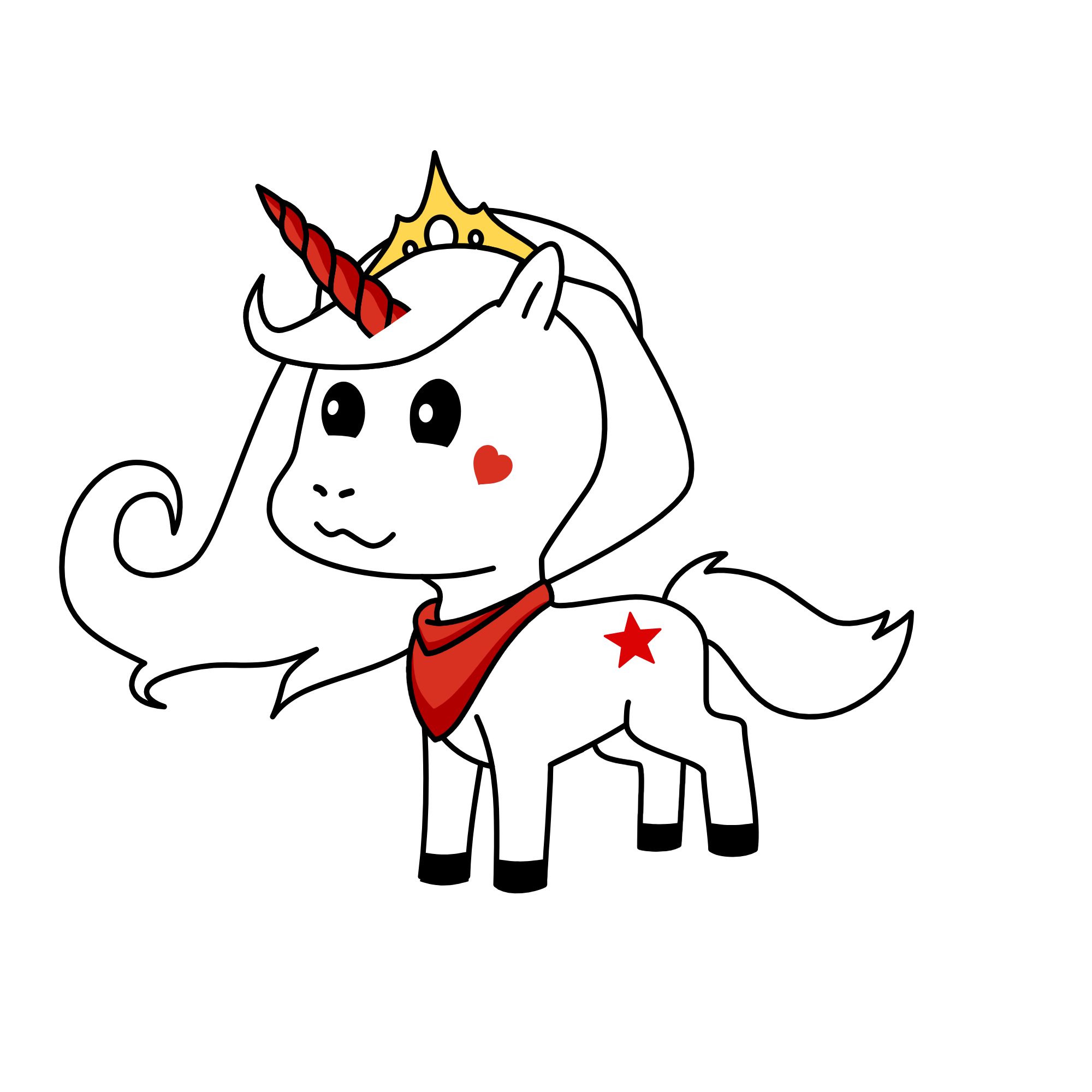 macy the shopping unicorn, the unicorn