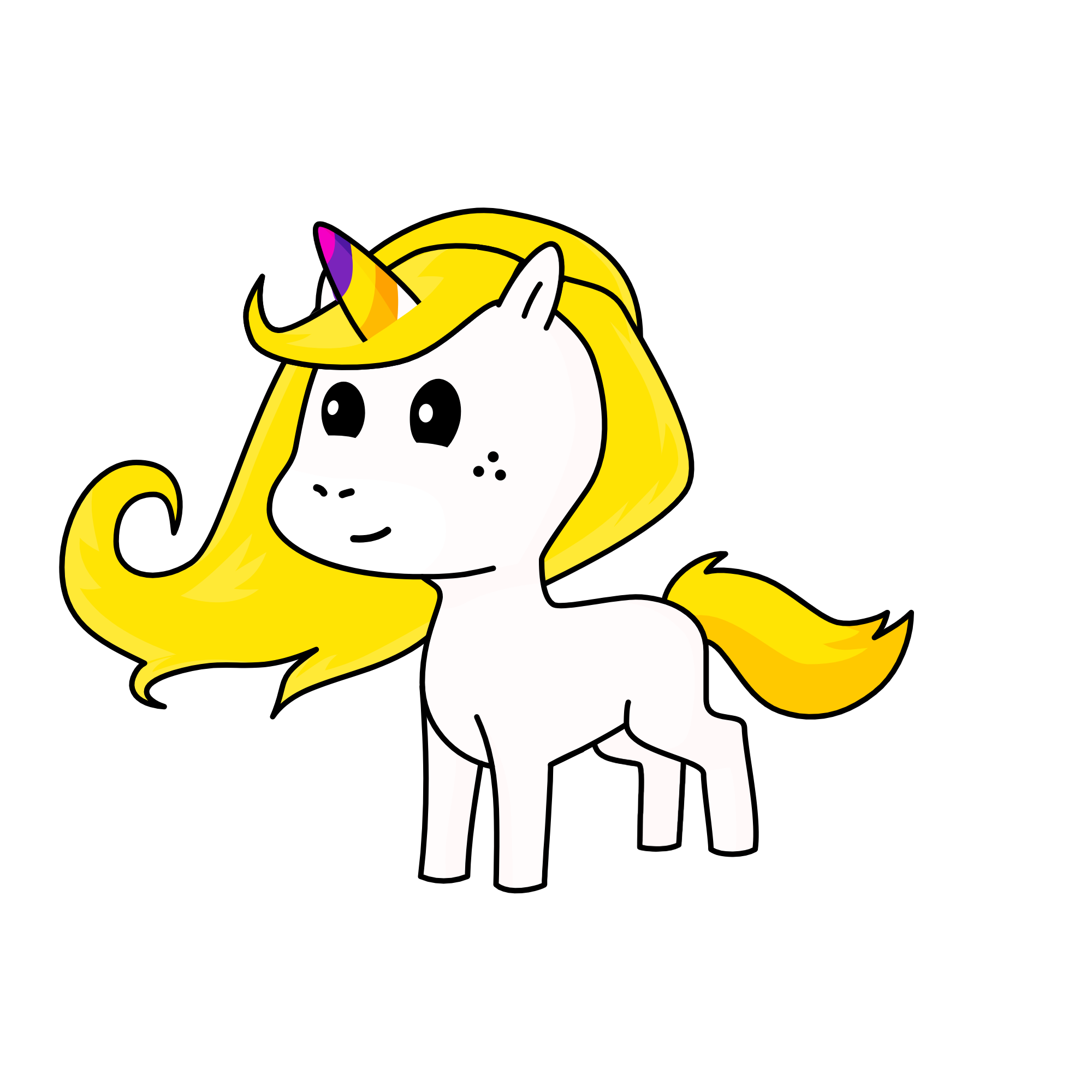 Sky, the unicorn
