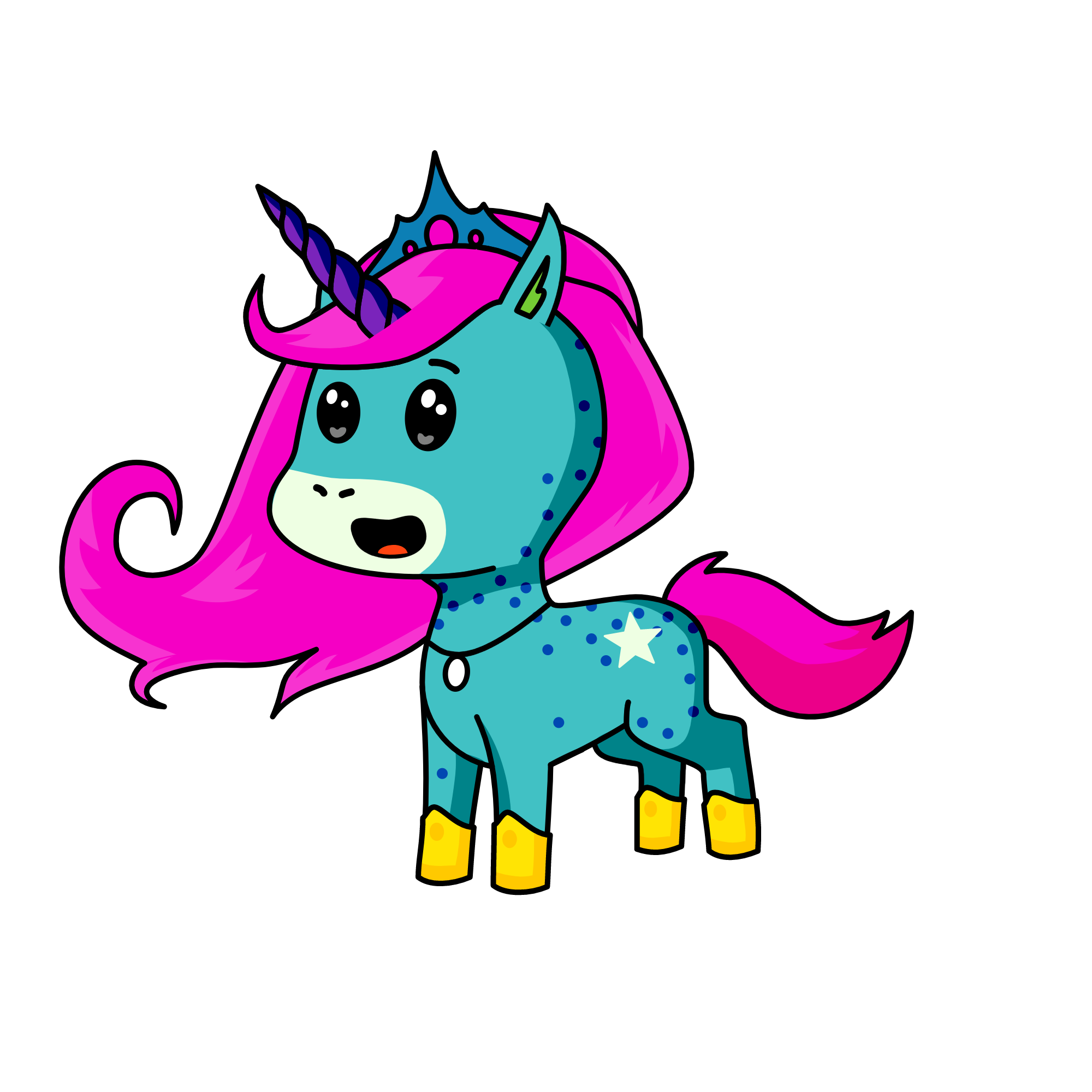 Zecky Queen for Spy, the unicorn