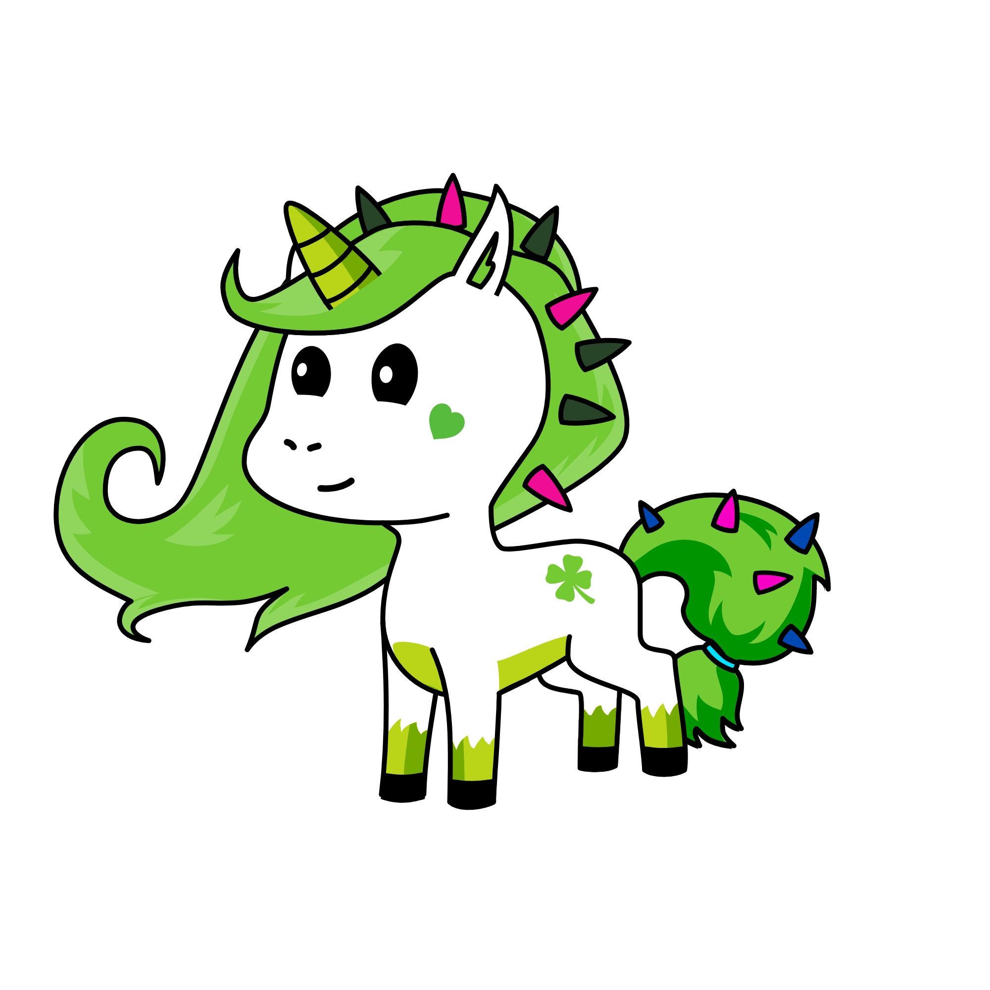 Unicórnio da floresta, the unicorn