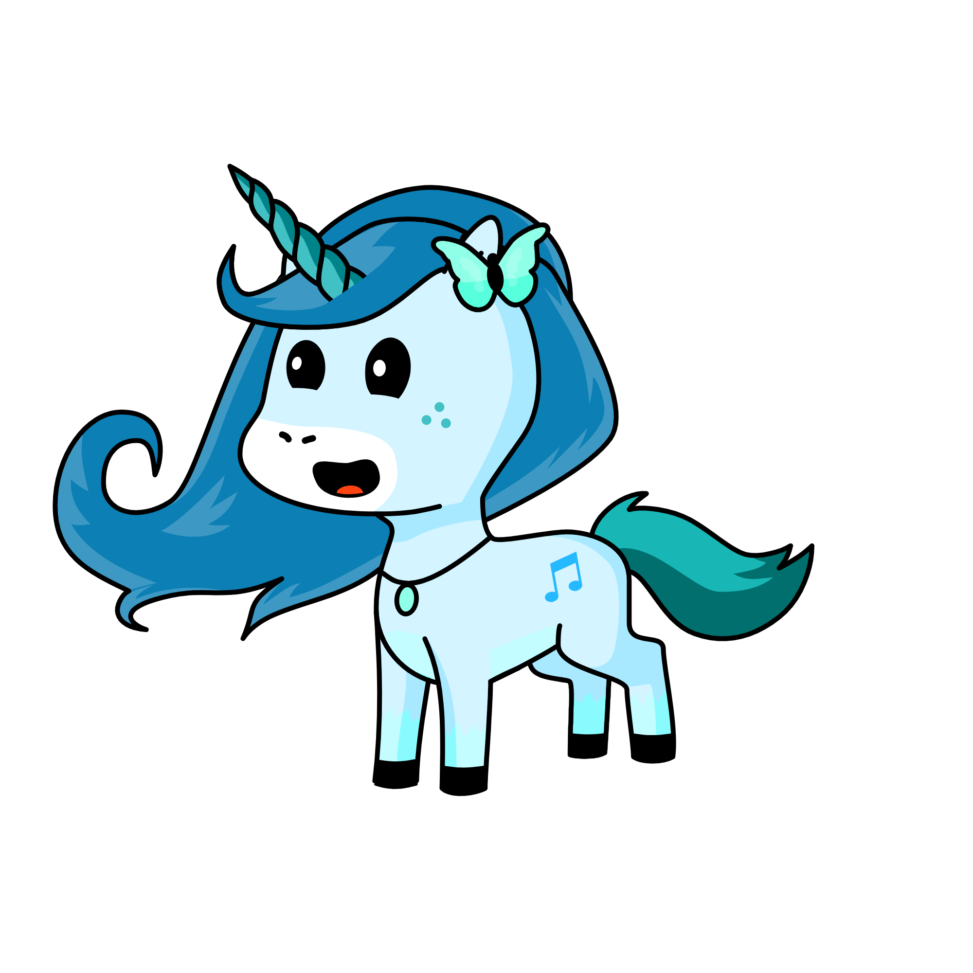 Sky, the unicorn