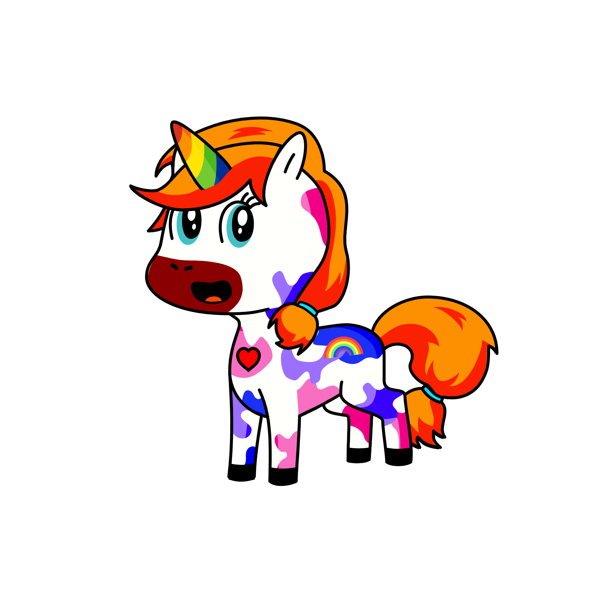 Sugar Cube, the unicorn