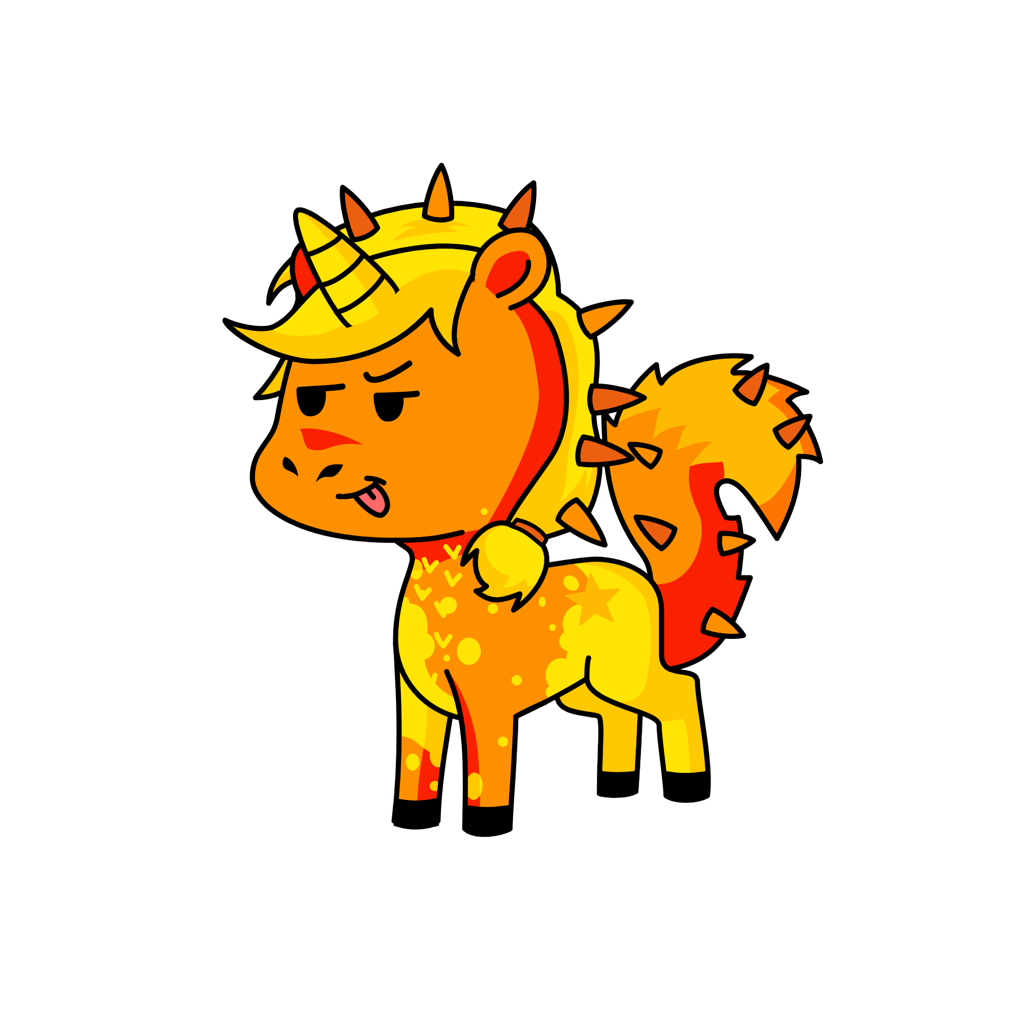 spike, the unicorn