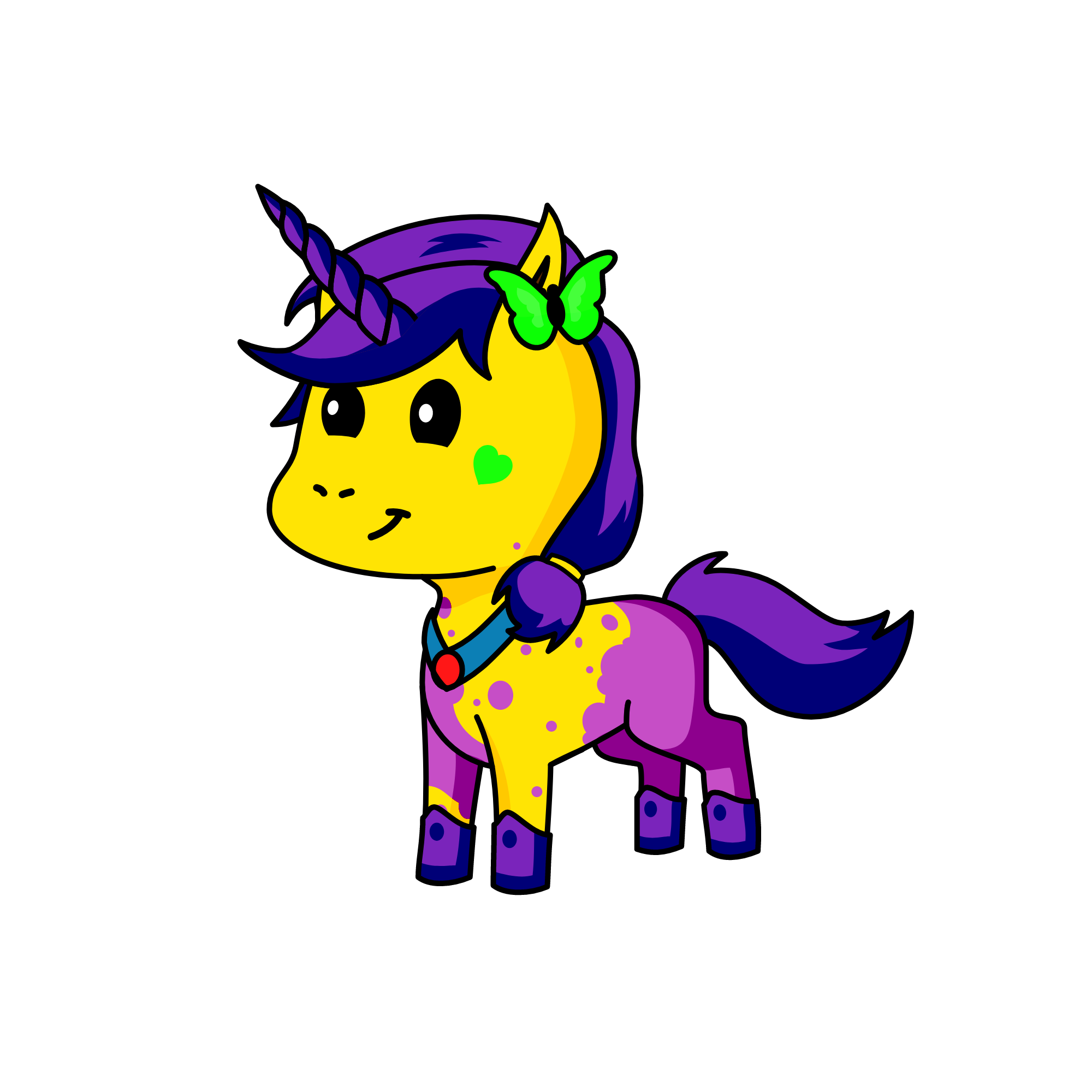 Voilet, the unicorn