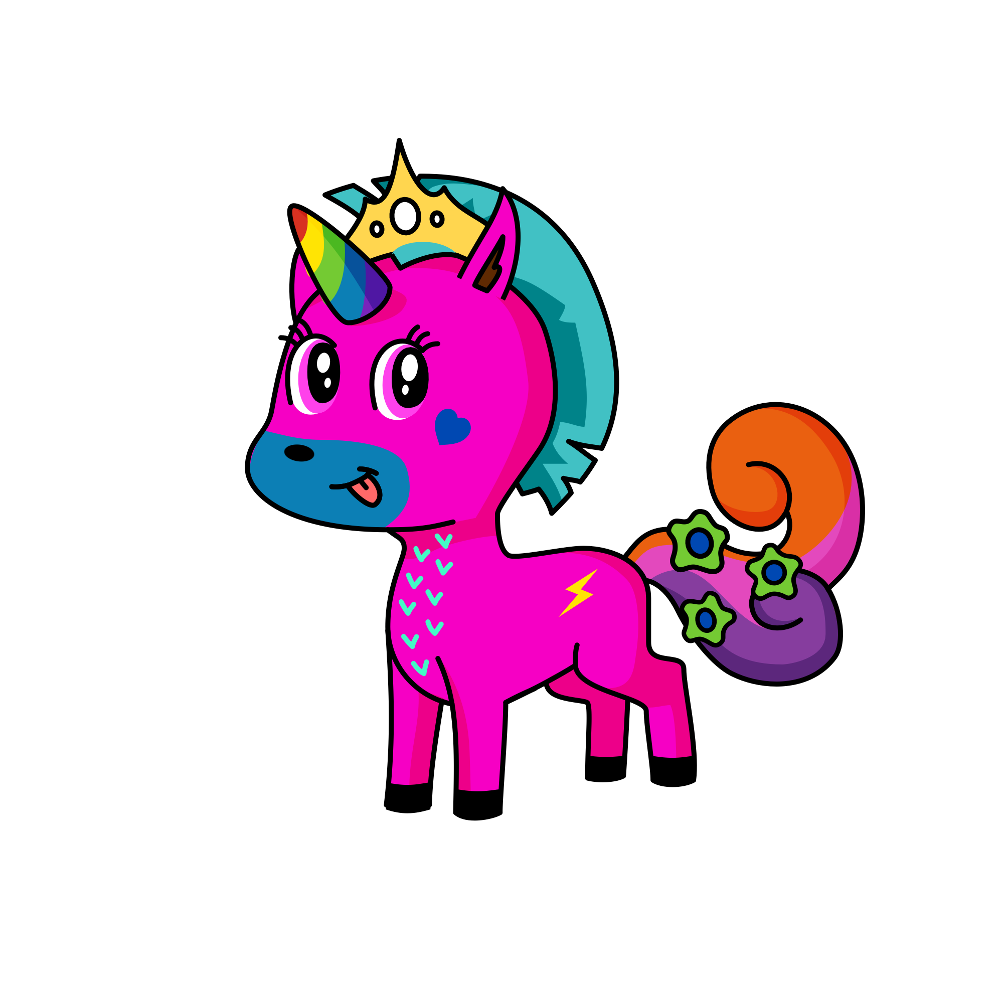 🐱 , the unicorn