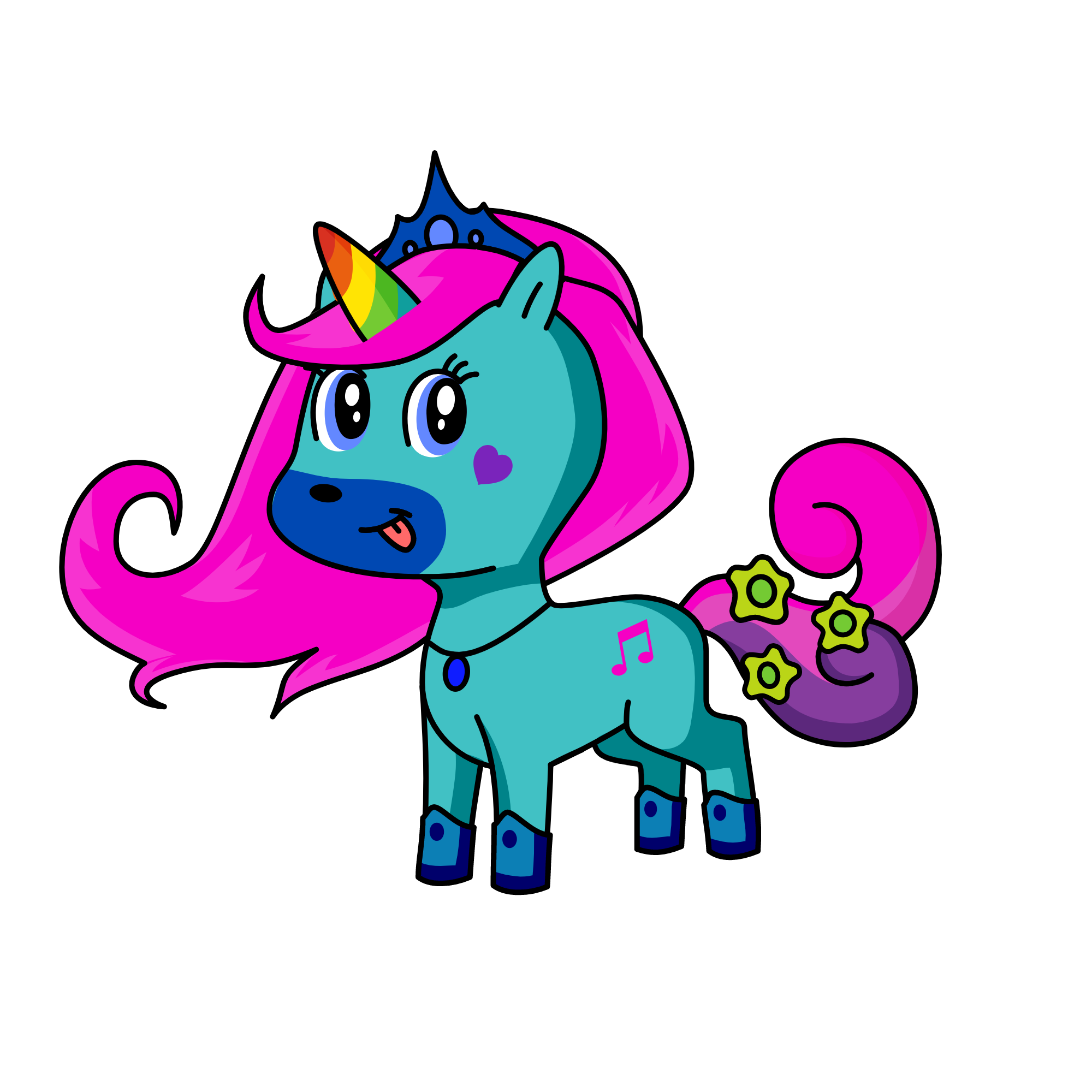 icelashine, the unicorn