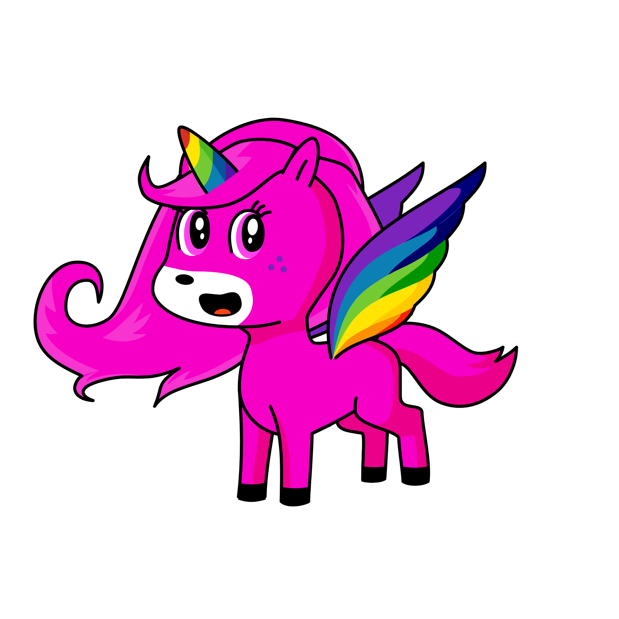 pinky, the unicorn