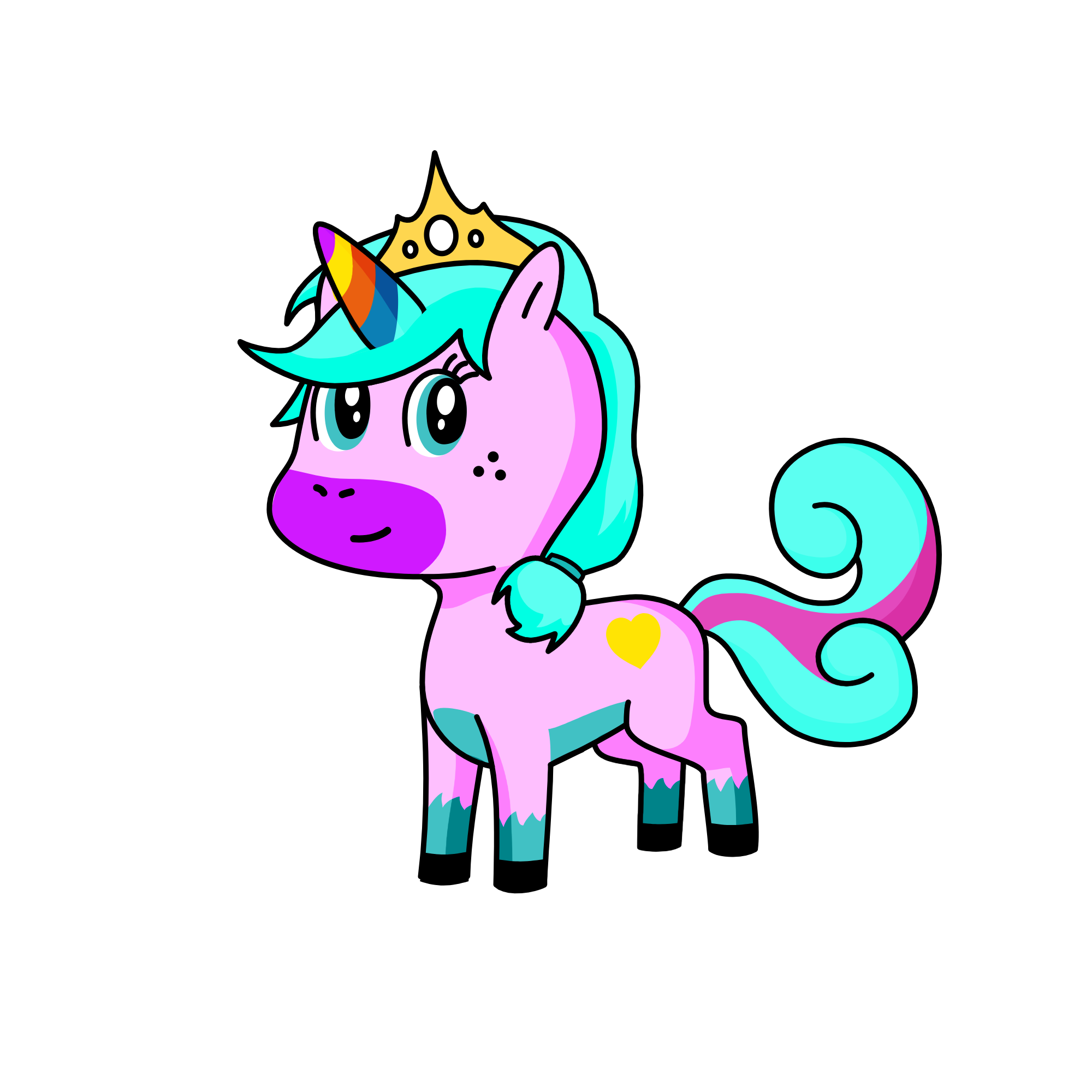 Nignt princess, the unicorn
