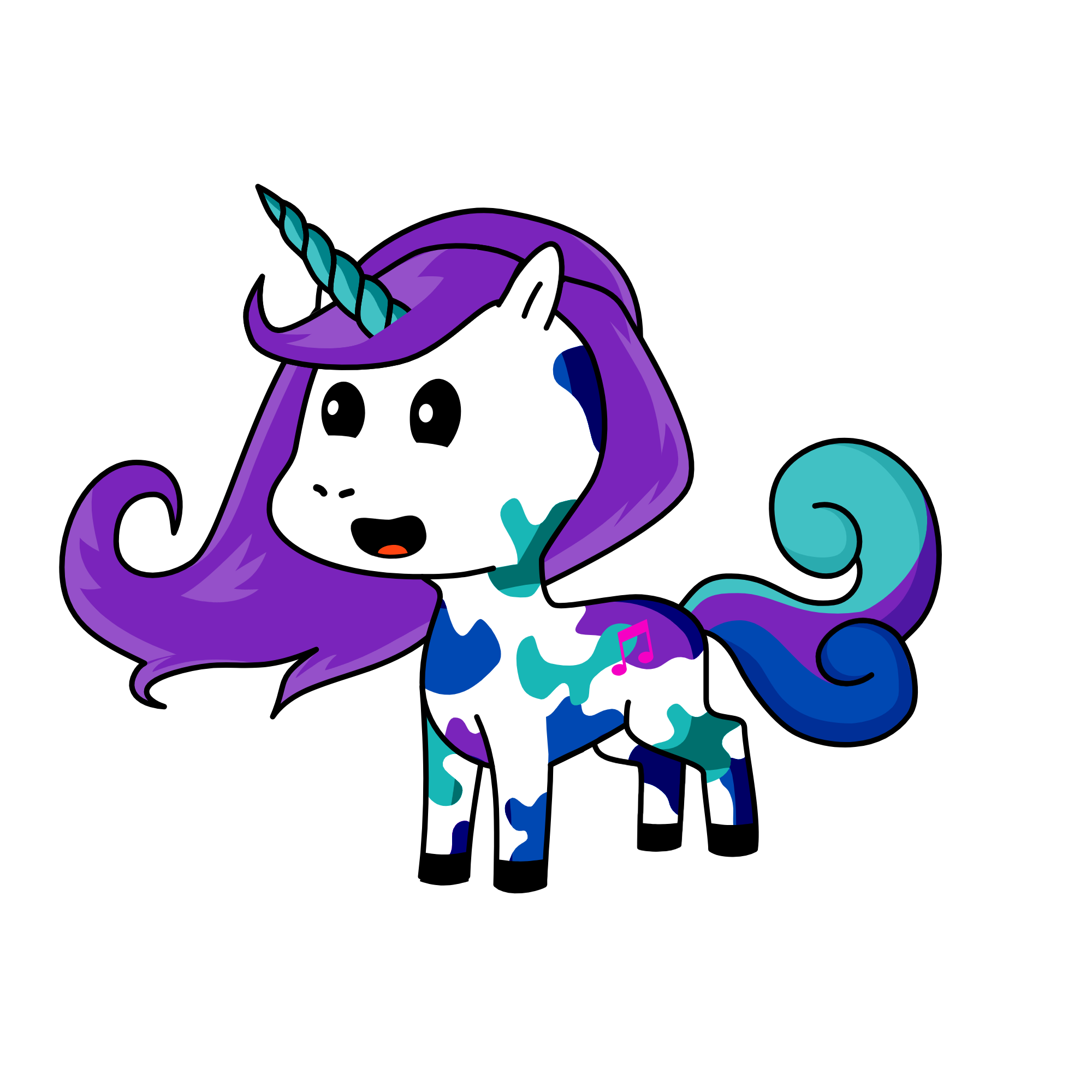 Sky, the unicorn