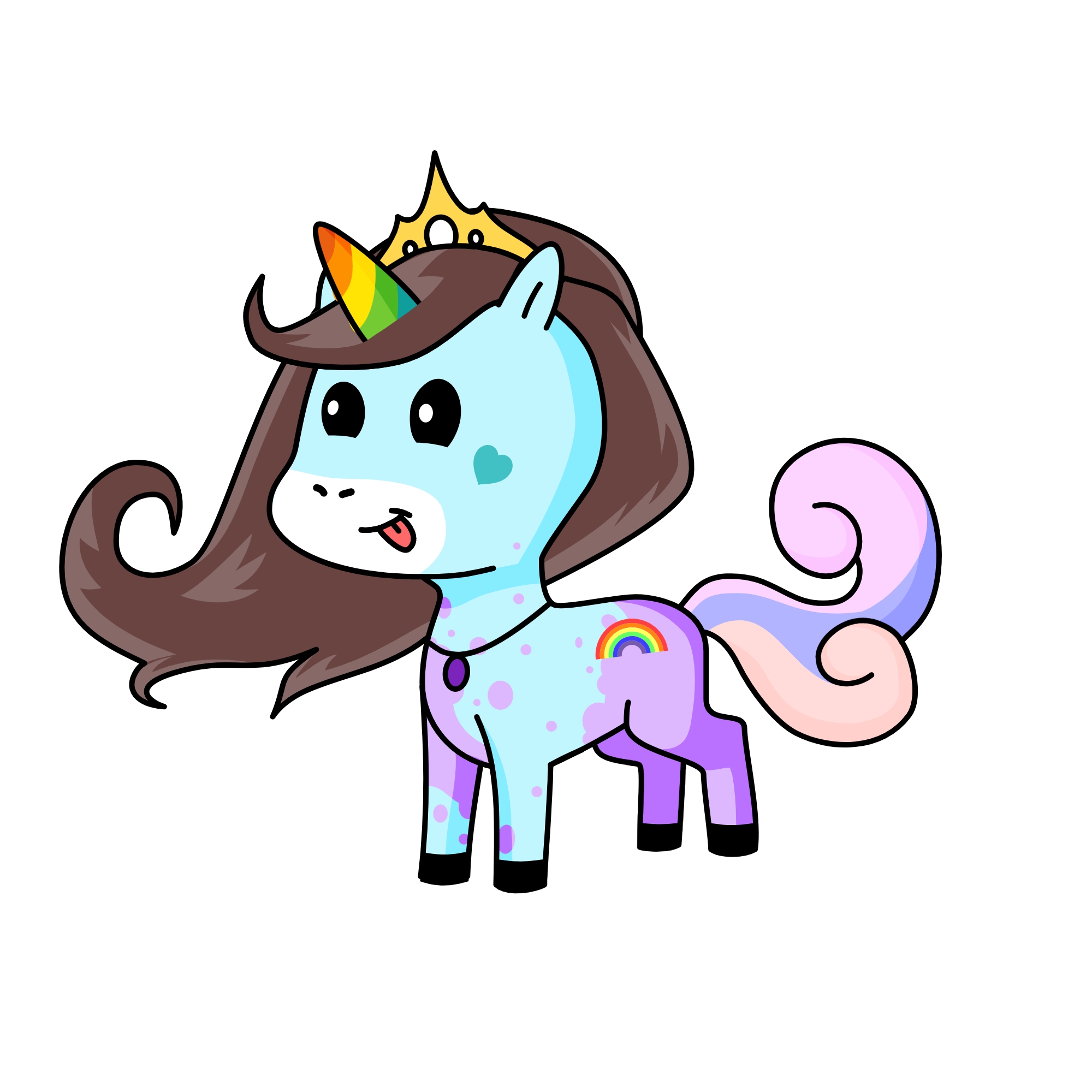 Queen Aria , the unicorn
