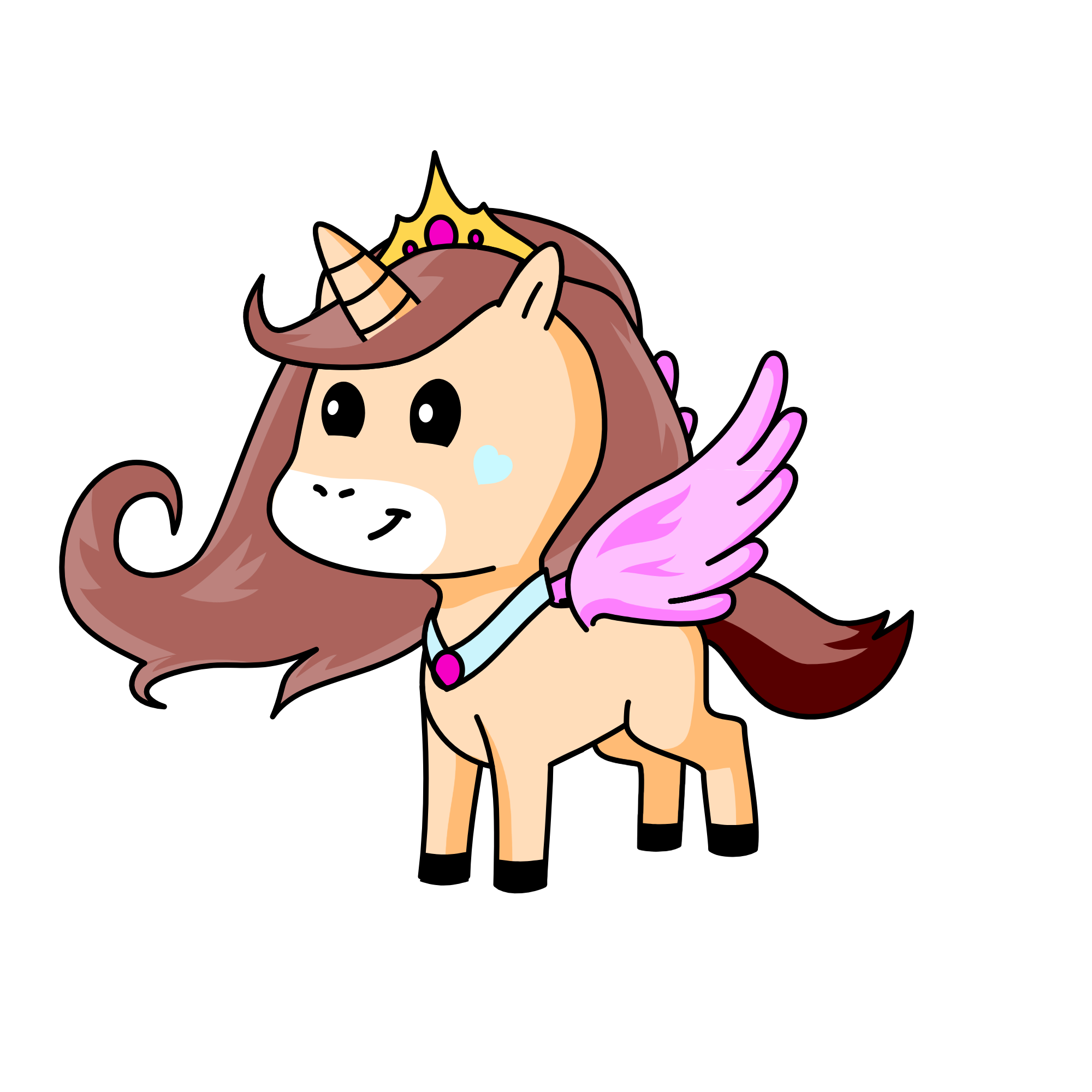 The Real Queen Aria , the unicorn