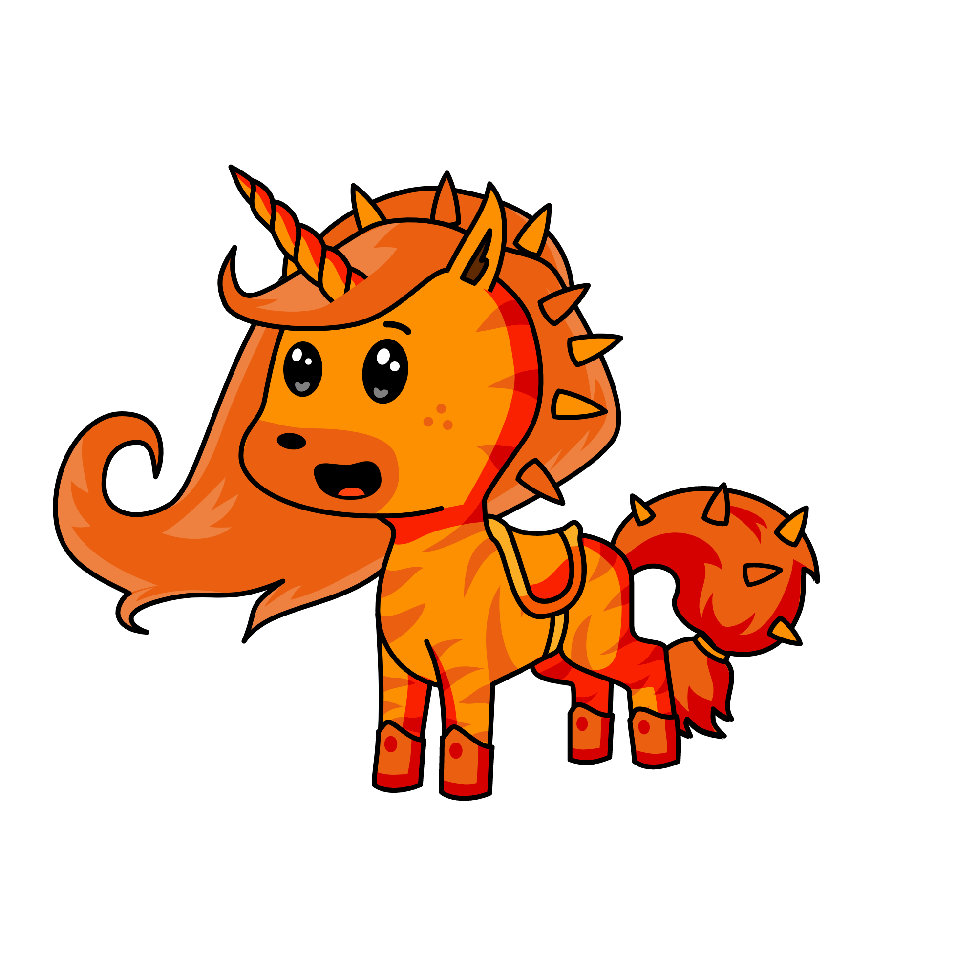 Lion corn, the unicorn