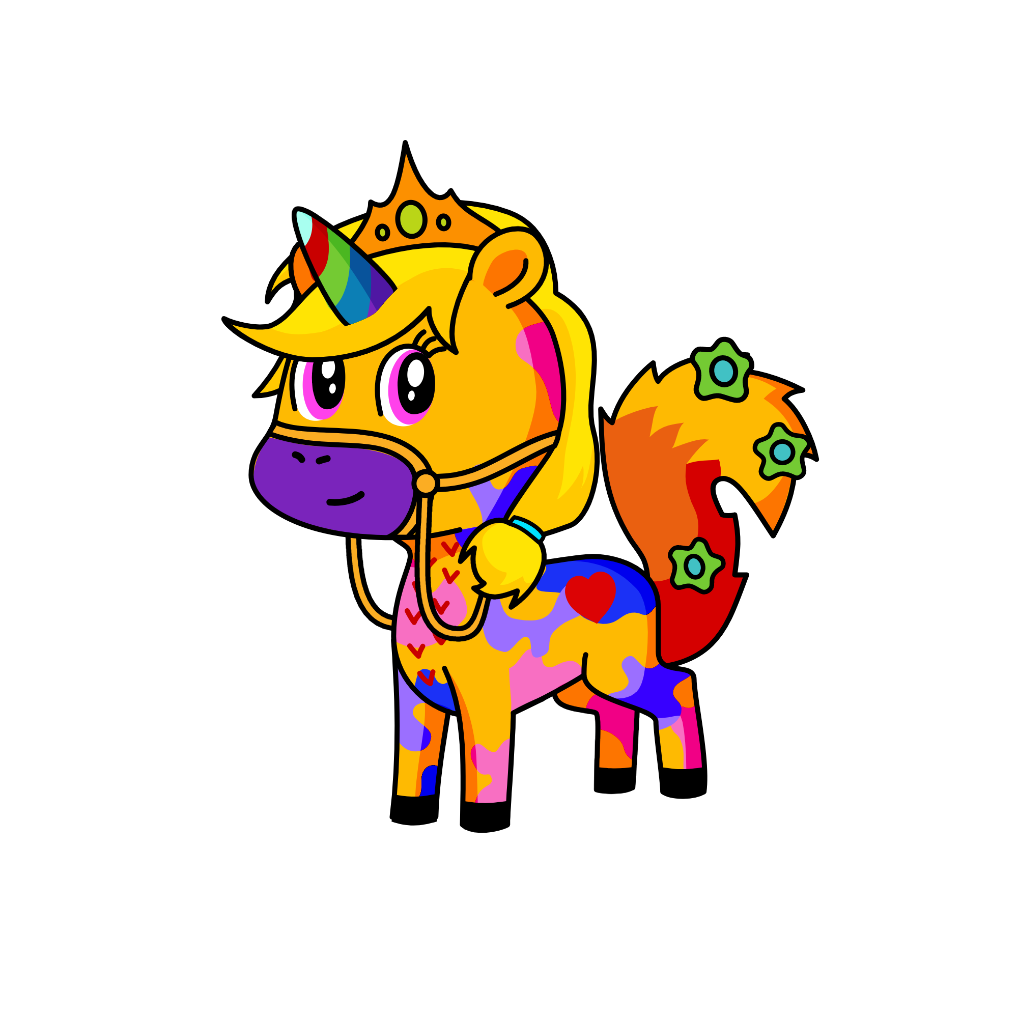 ORNGECORN, the unicorn