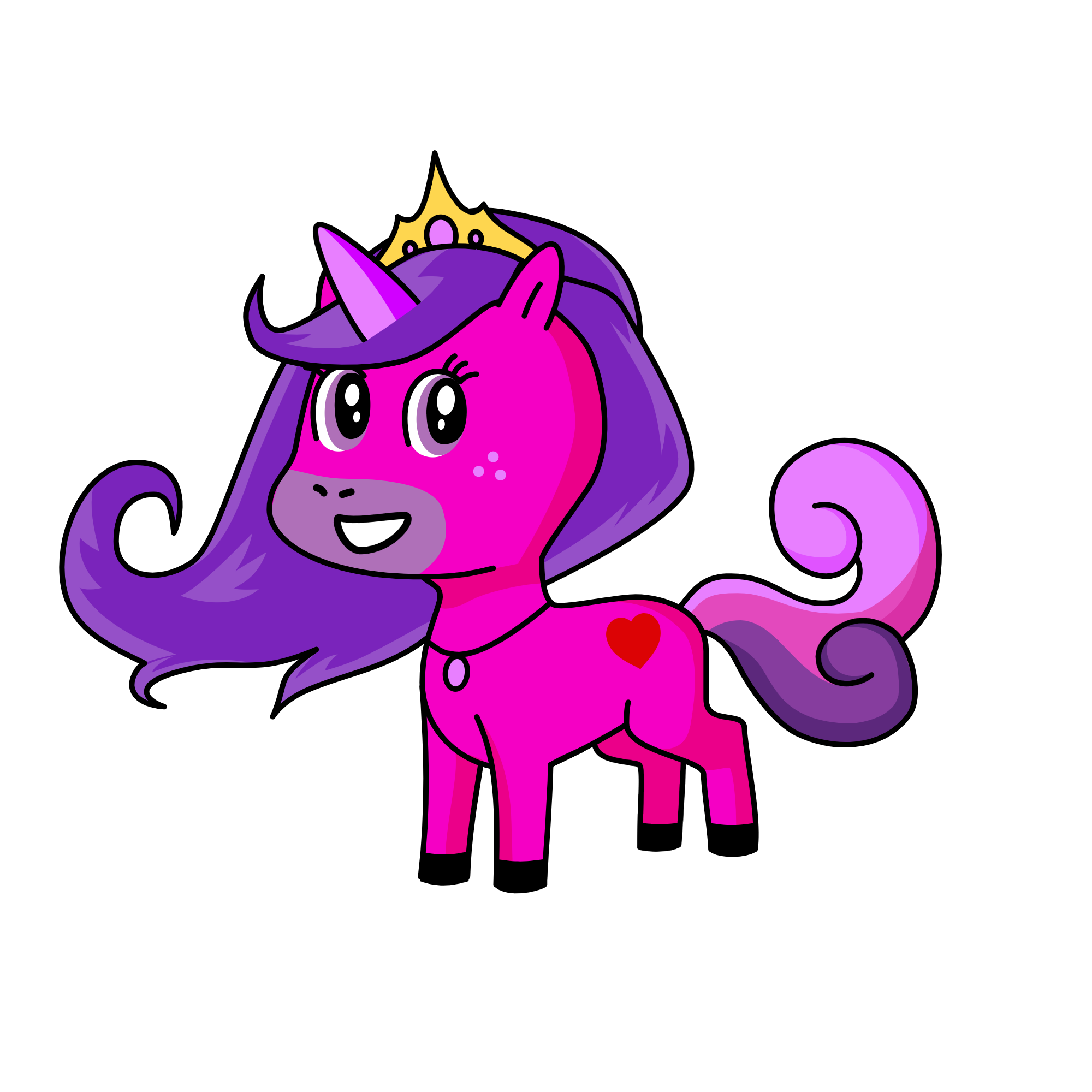 Princess pinky, the unicorn