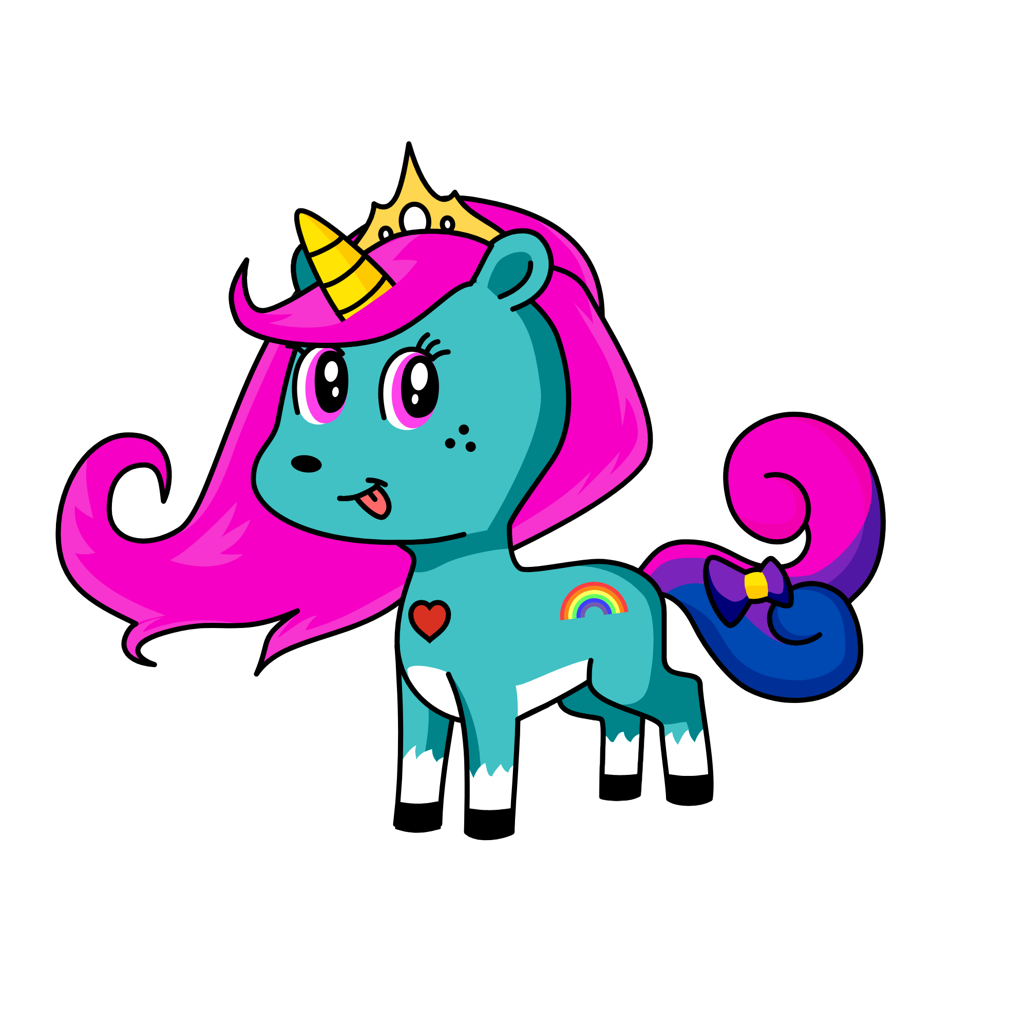 the queen of all unicorns, the unicorn