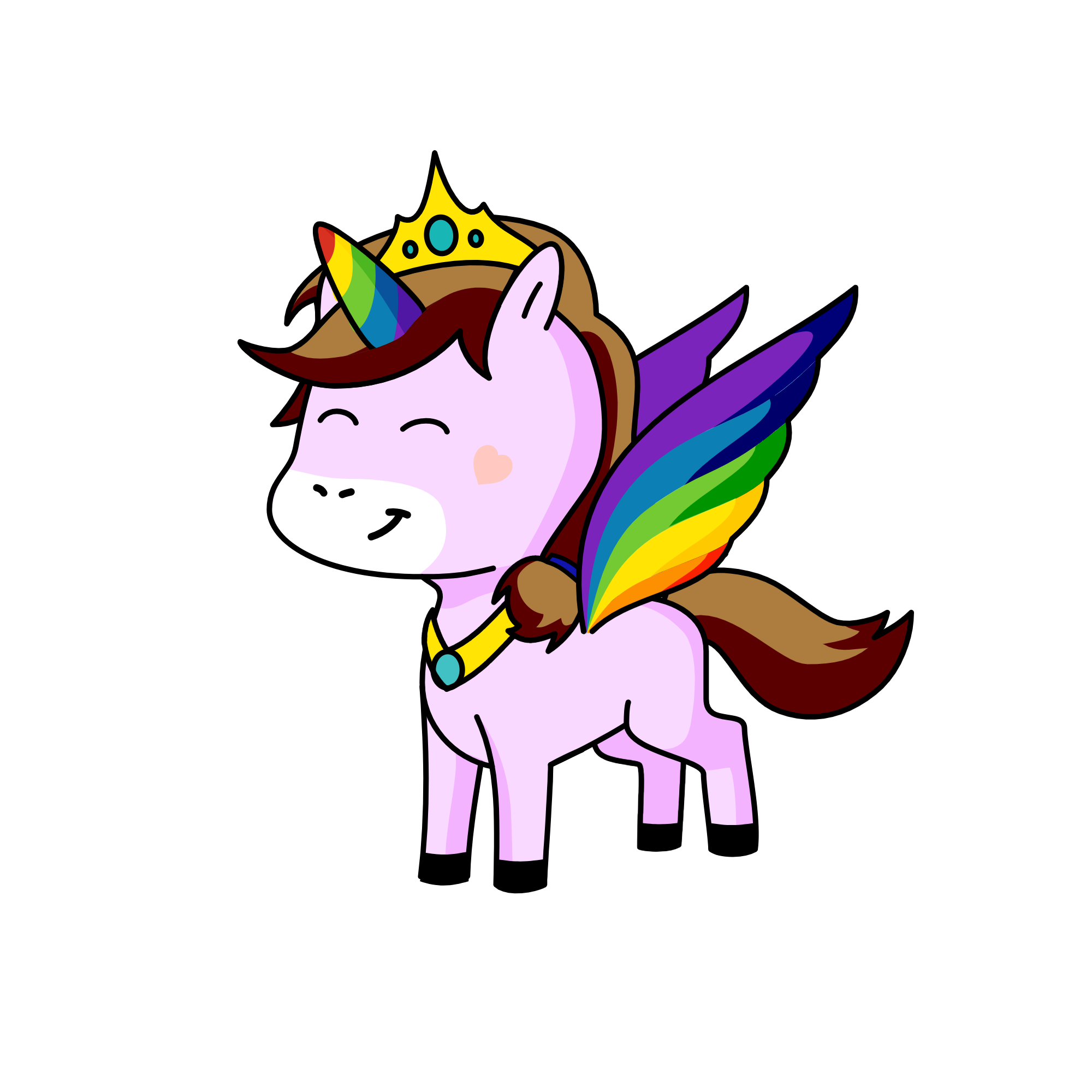 Queen Brendendita, the unicorn