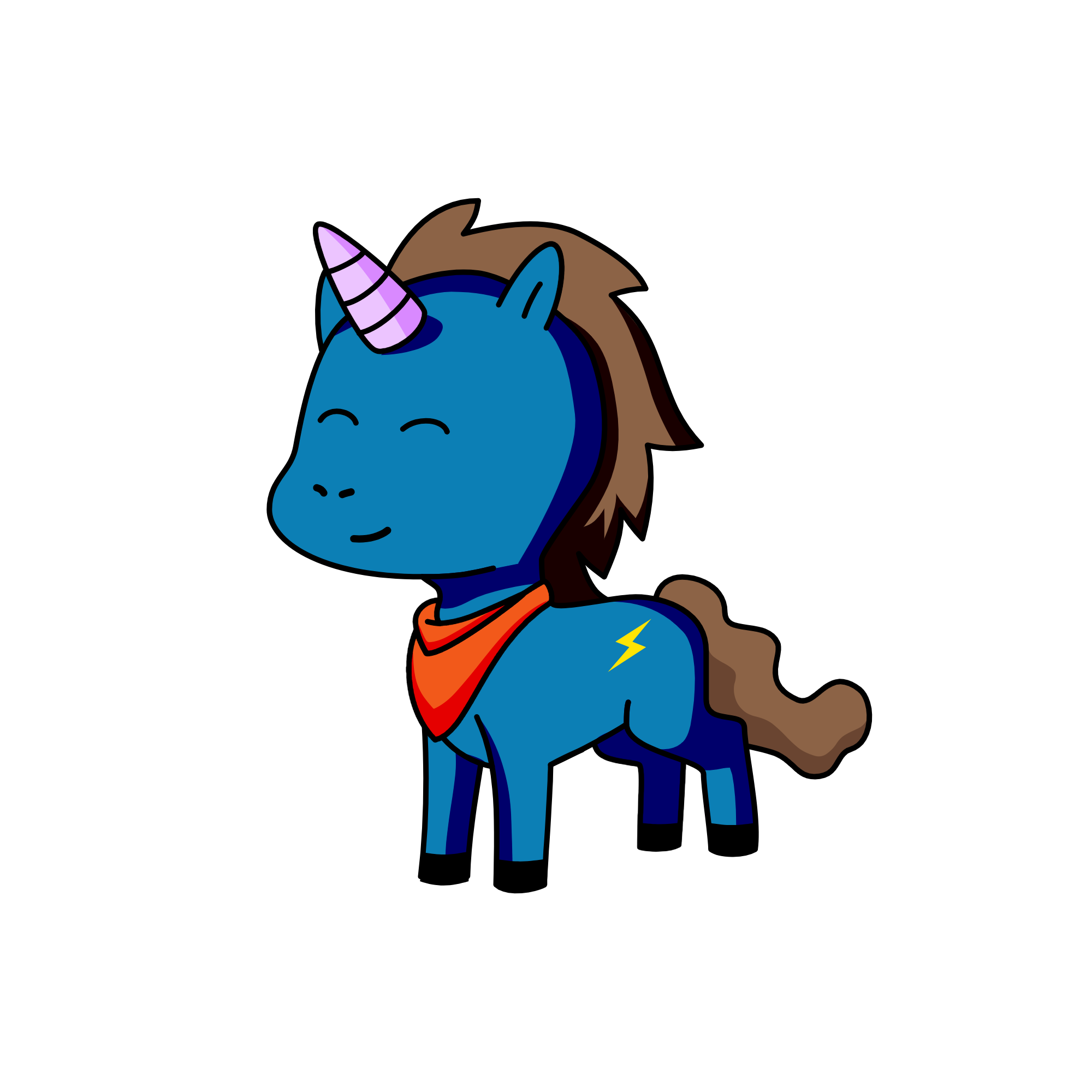lighting bolt, the unicorn